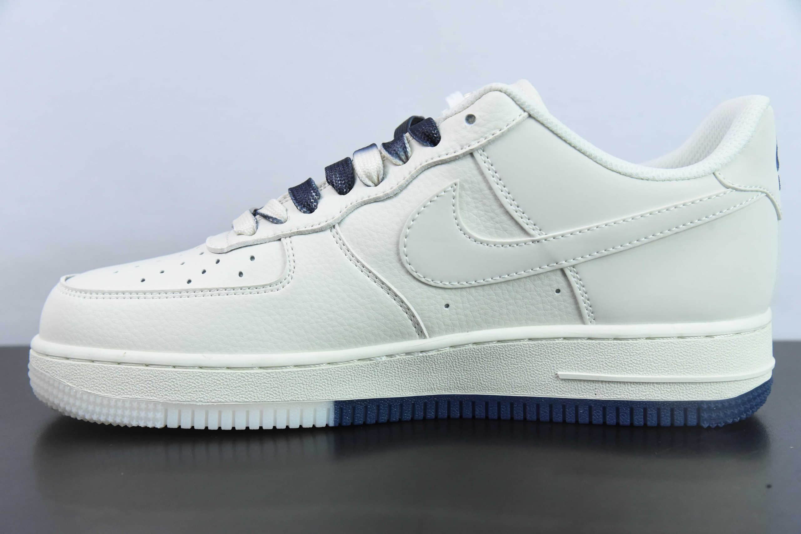 耐克Nike Air Force 1'07 Low Supreme联名白蓝双拼空军一号低帮休闲板鞋纯原版本 货号:XZ6188-001