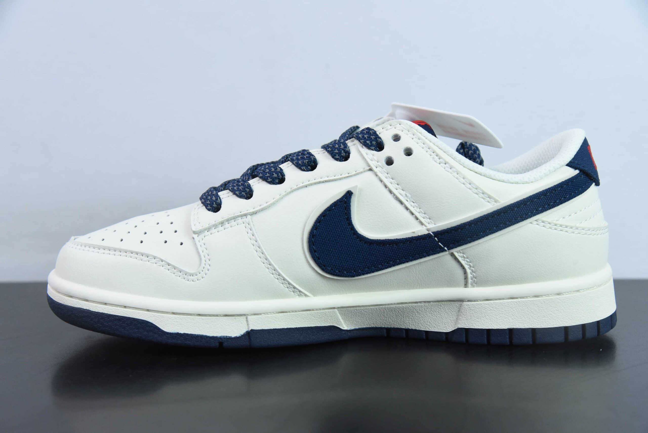 耐克Nike SB Dunk Low“Supreme巴黎世家联名米白蓝帆布SB低帮休闲滑板鞋纯原版本 货号：XX2025-310 