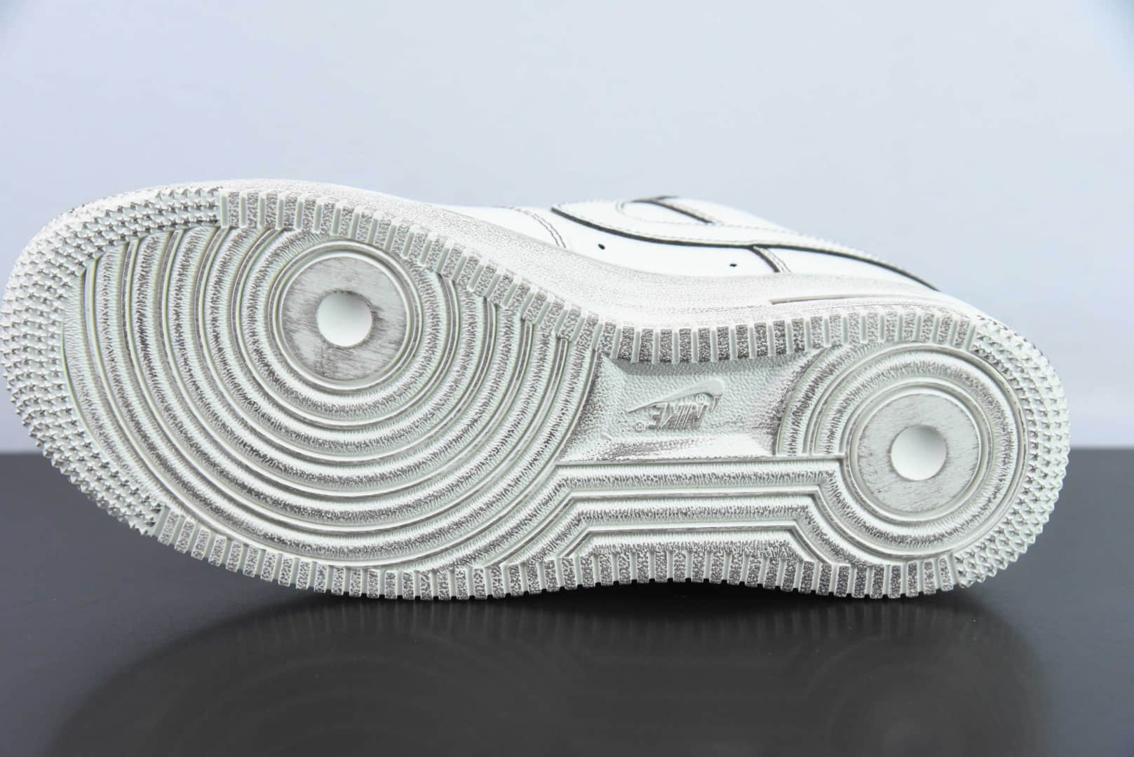 耐克Nike Air Force 1'07 Low 麻绳做旧米白空军一号低帮休闲板鞋纯原版本 货号：315122-333