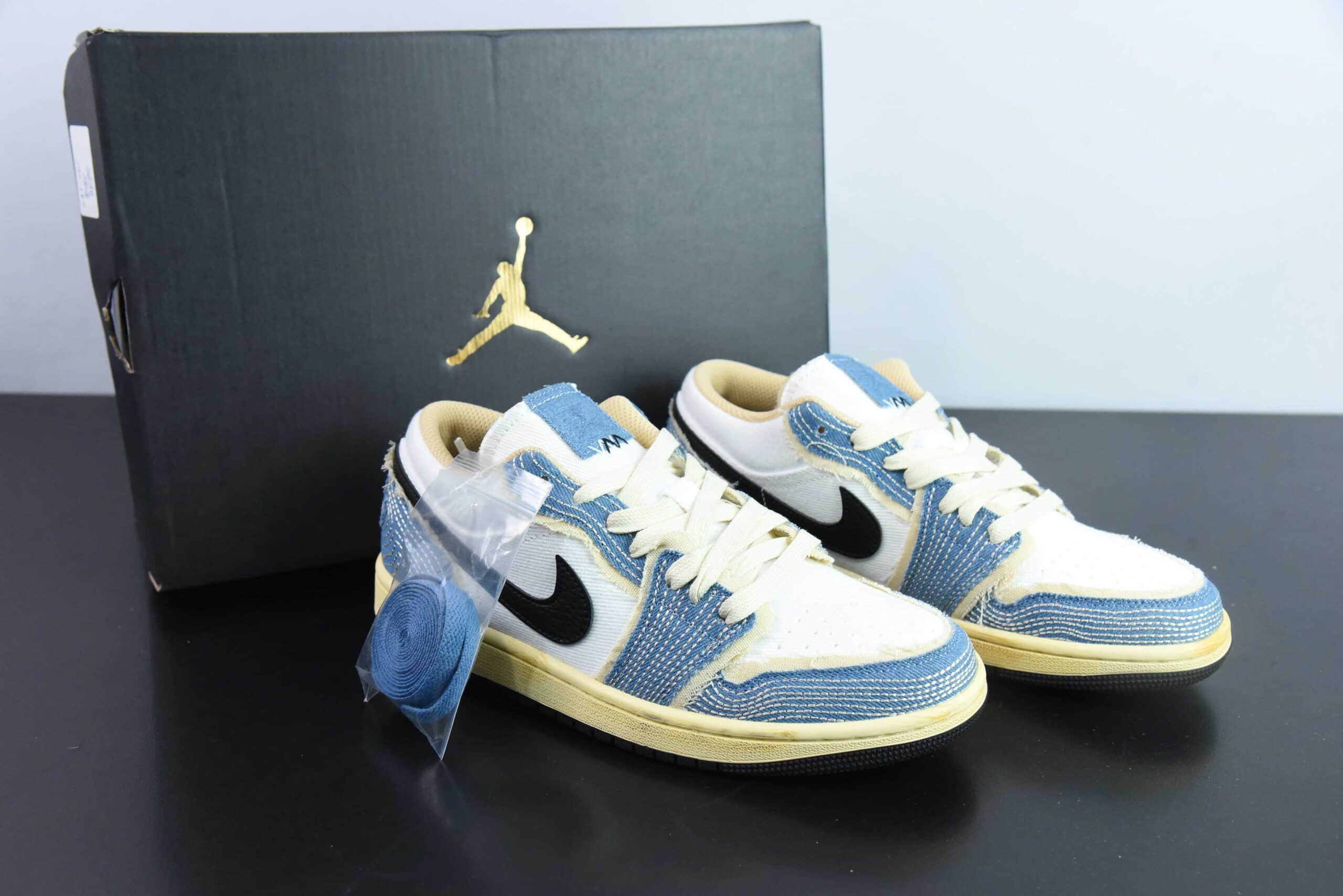 乔丹Air Jordan 1 Low SE WRMK AJ1刺子绣低帮文化休闲板鞋纯原版本 货号:FN7670-493