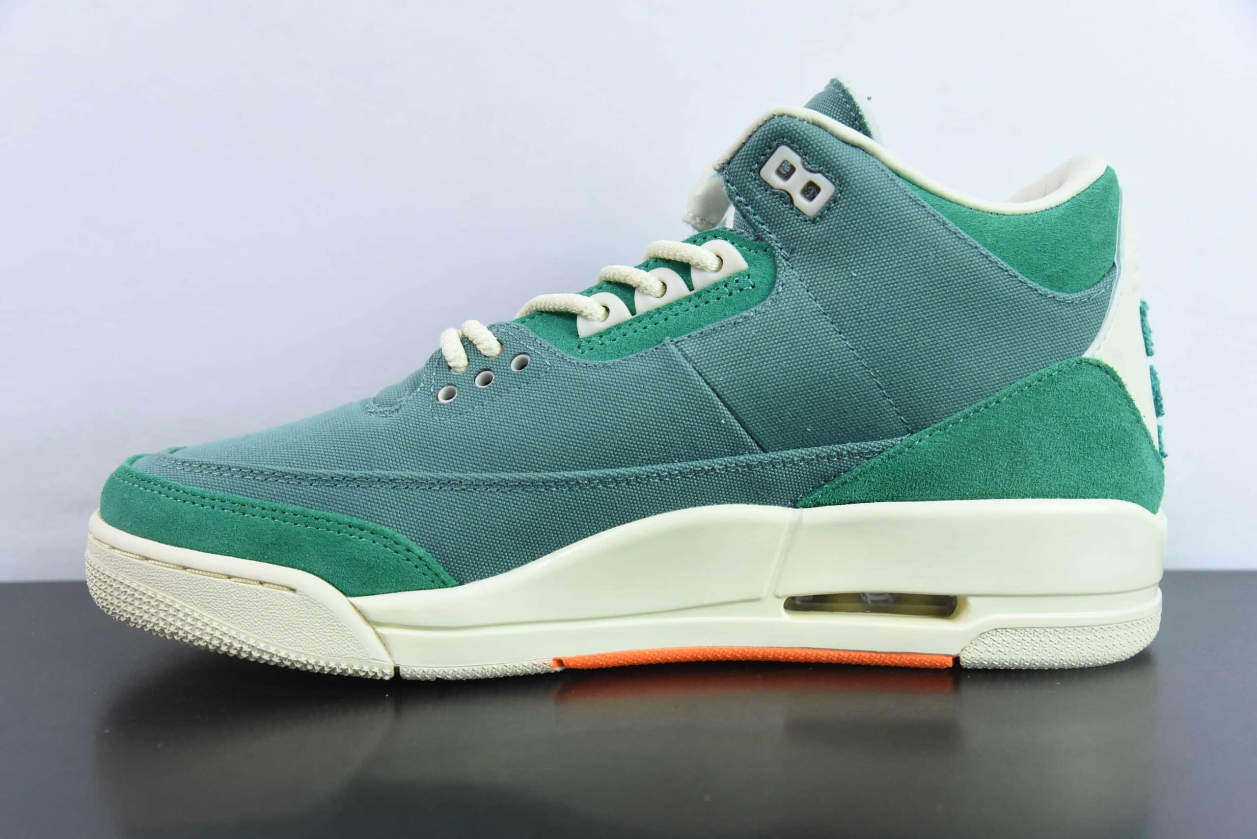 乔丹Nina Chanel Abney x Air Jordan AJ3 OG SP WMNS 艺术家联名绿色复古文化篮球鞋纯原版本 货号:FZ7974-300