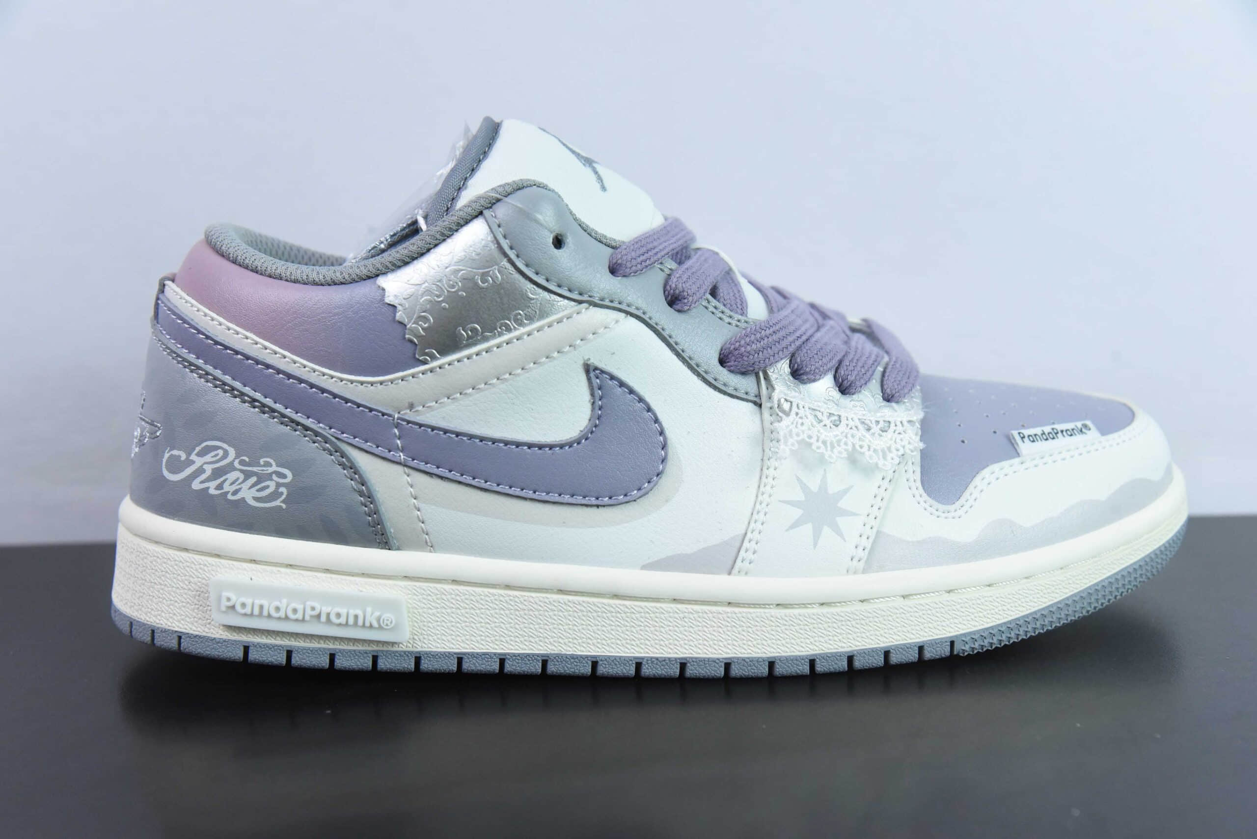 乔丹Air Jordan 1 Low AJ1 乔1 熊猫恶作剧摩登薇境格雷系蔷薇勋章低帮文化复古篮球鞋纯原版本 货号：553560-053 