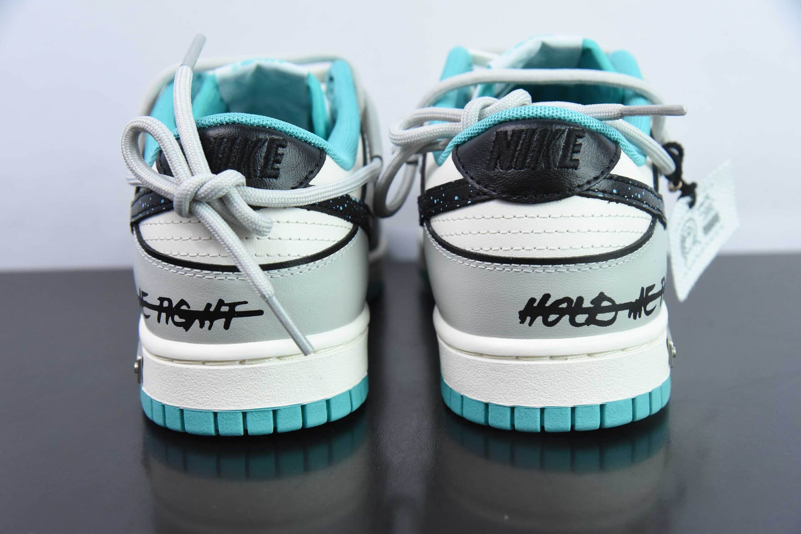 耐克Nike SB Dunk Low 熊猫恶作剧星际迷航黑白青SB低帮休闲滑板鞋纯原版本 货号：DV0833-101 