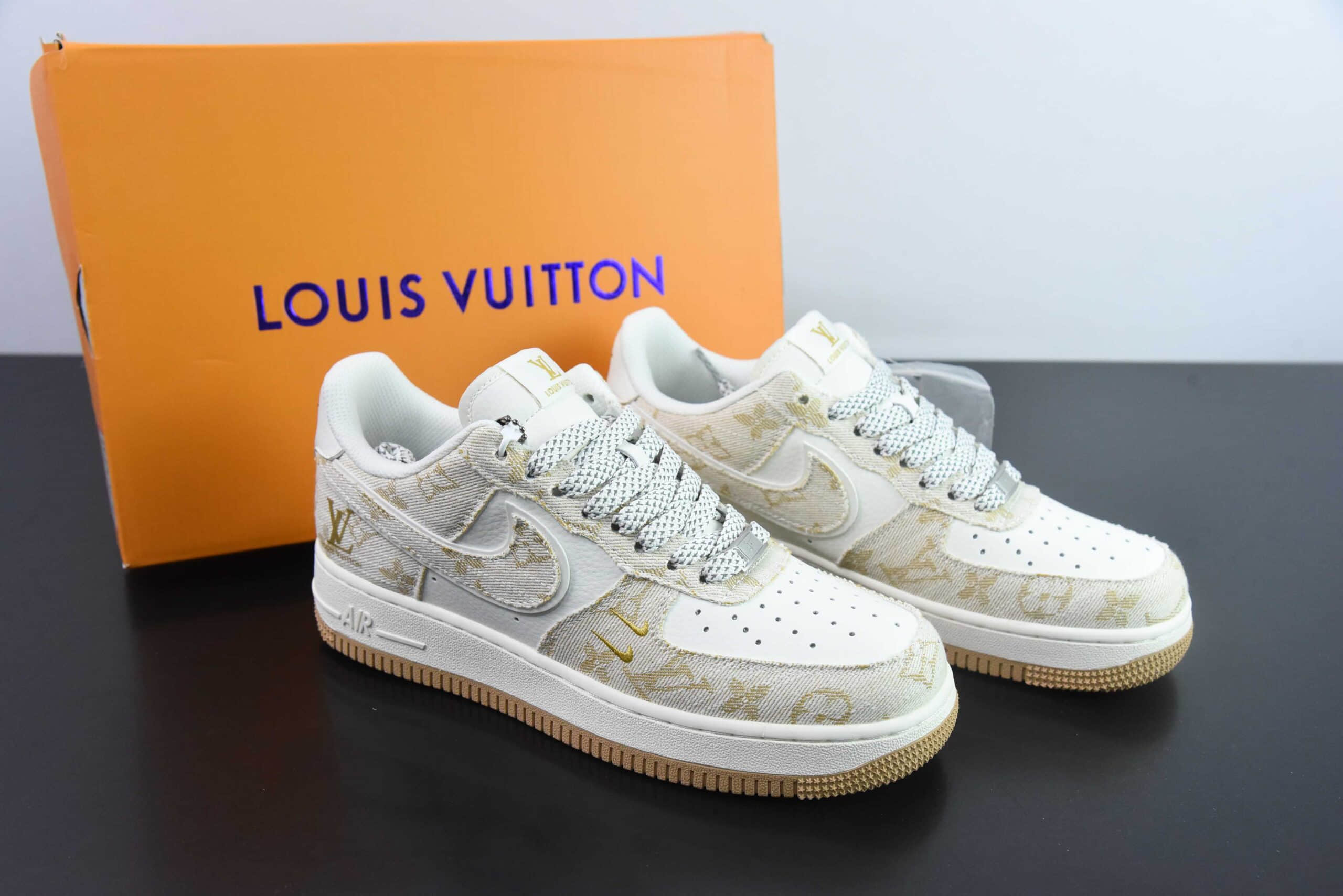 耐克Nike Air Force 1´07 Low LV联名卡其小双勾空军一号低帮百搭休闲运动板鞋纯原版本 货号:SJ2088-001