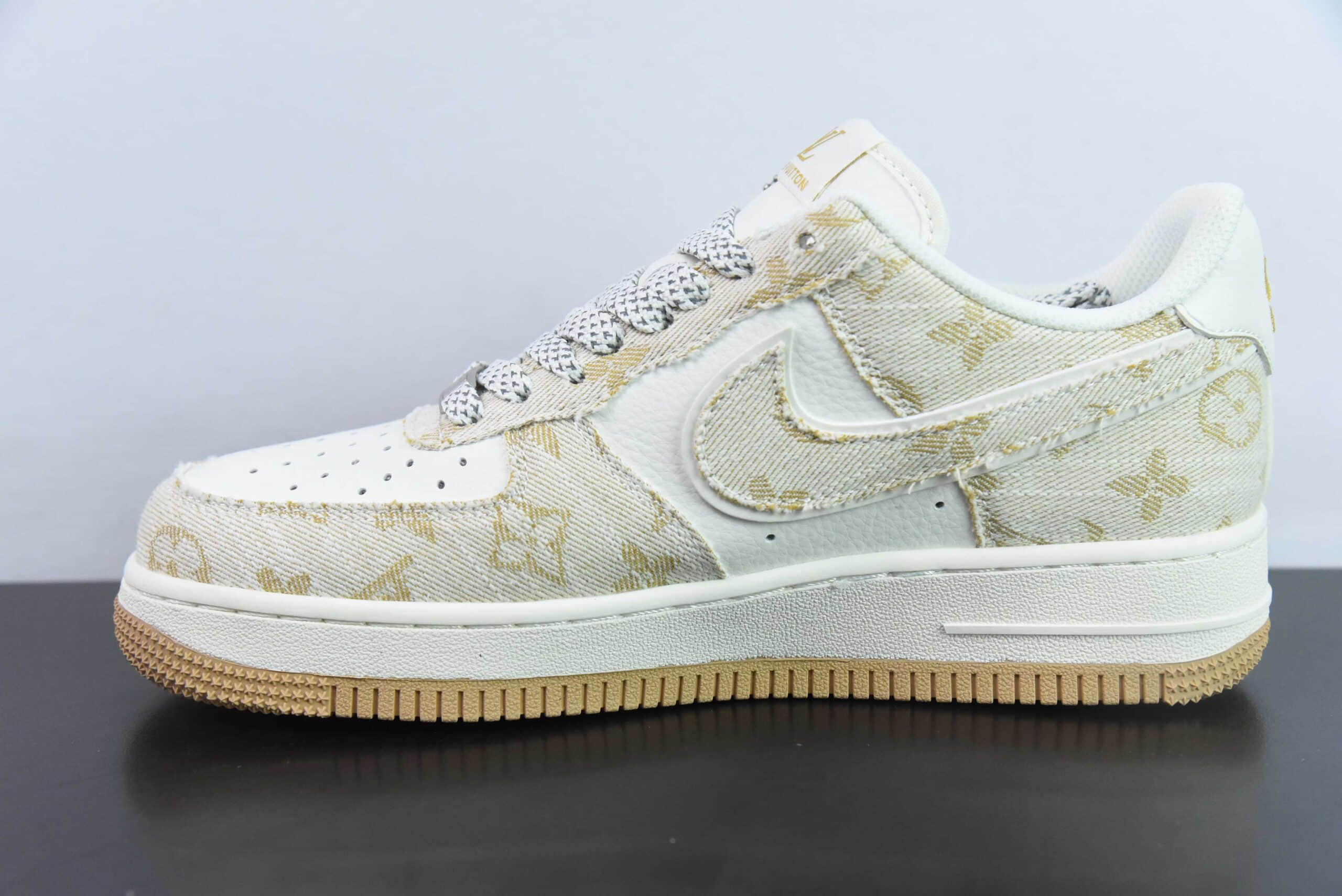 耐克Nike Air Force 1´07 Low LV联名卡其小双勾空军一号低帮百搭休闲运动板鞋纯原版本 货号:SJ2088-001