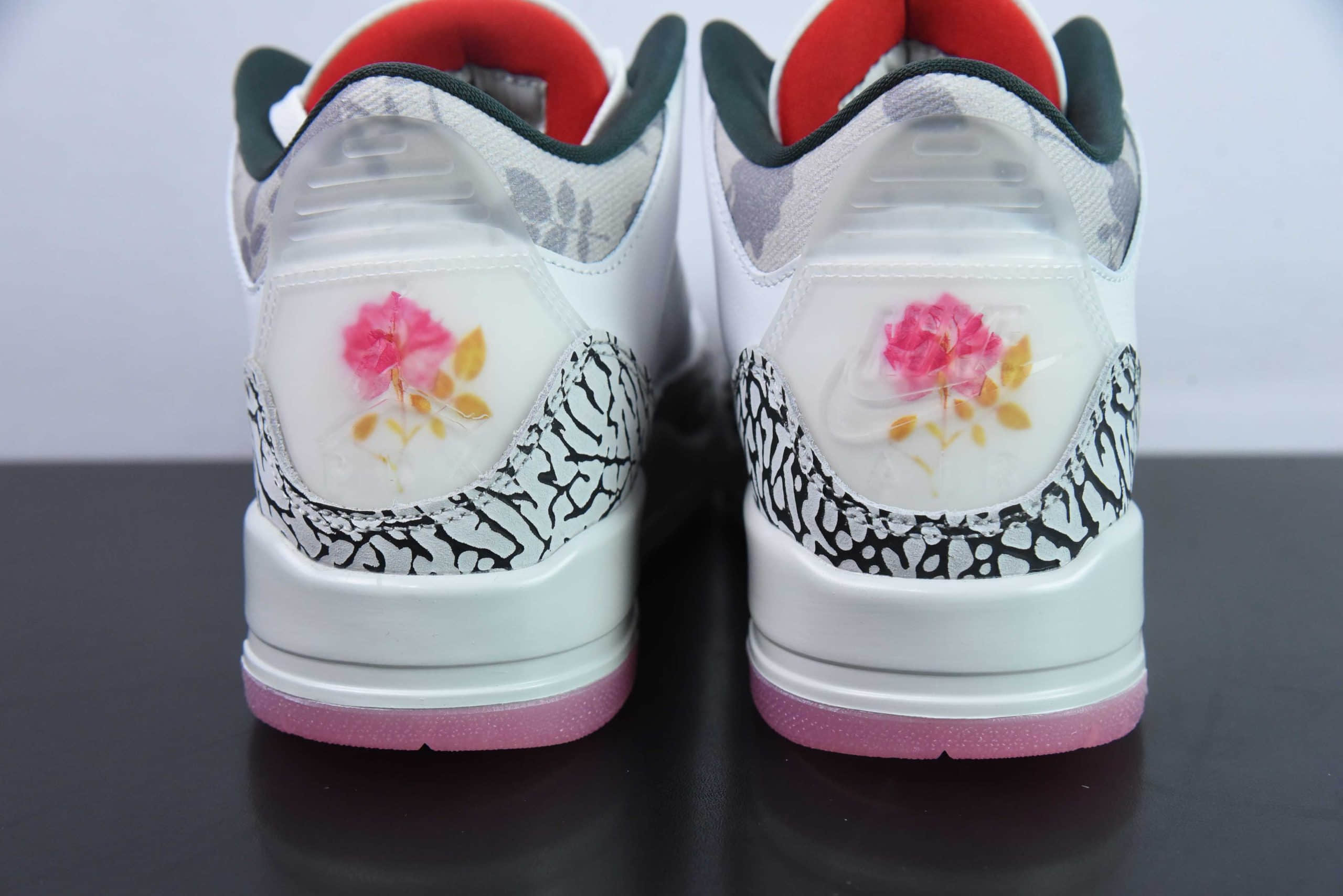 乔丹Air Jordan 3 Retro Wings AJ3 乔3花卉复古文化篮球鞋纯原版本 货号：HM6993-100
