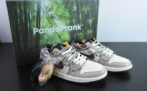 乔丹Air Jordan 1 Low AJ1乔1熊猫恶作剧街头涂鸦天使恶魔低帮篮球鞋纯原版本 货号：DQ8421-001