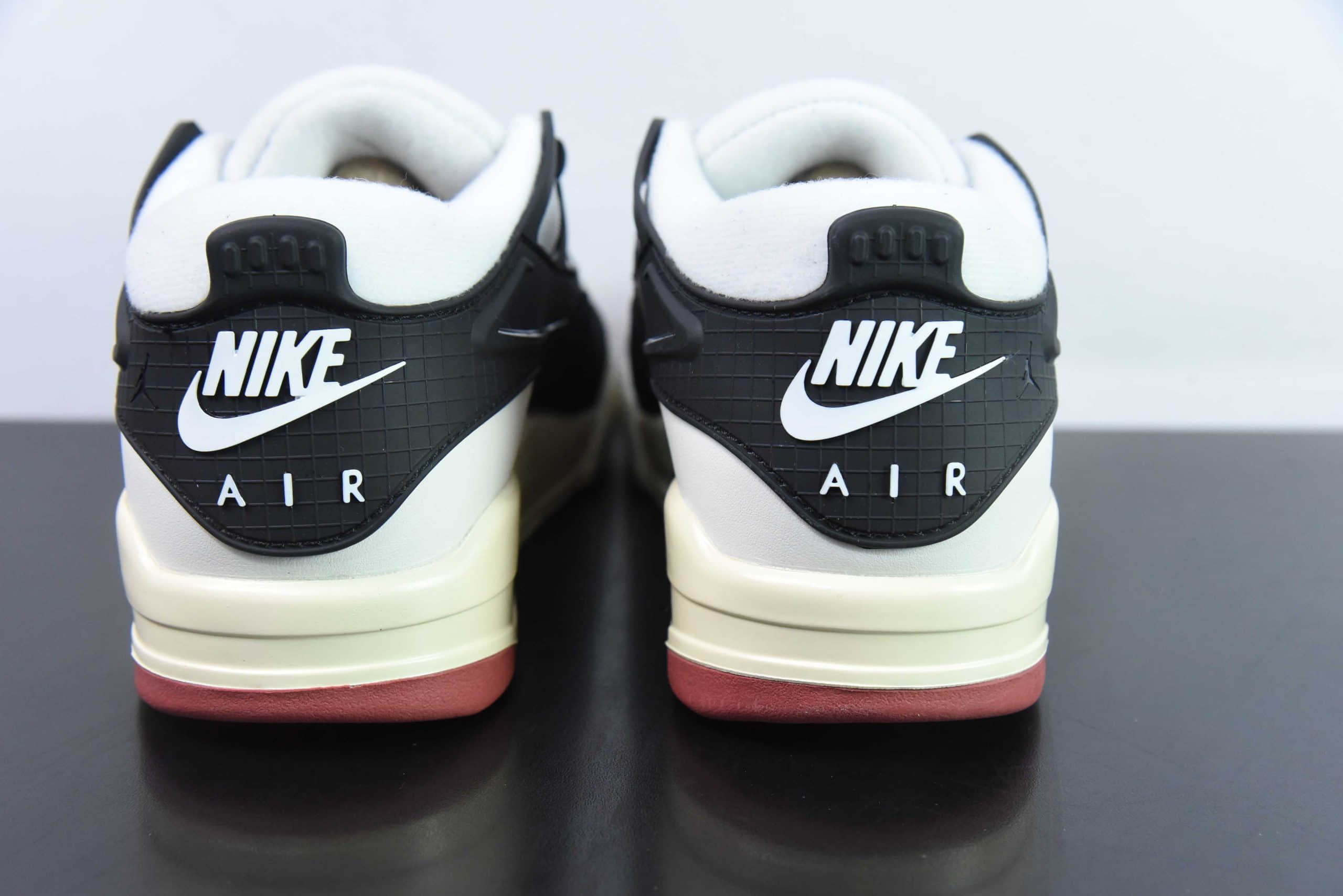 乔丹Air Jordan 4 Remastered AJ4 乔4重制版黑白红低帮复古文化篮球鞋纯原版本 货号：FQ7939-100 