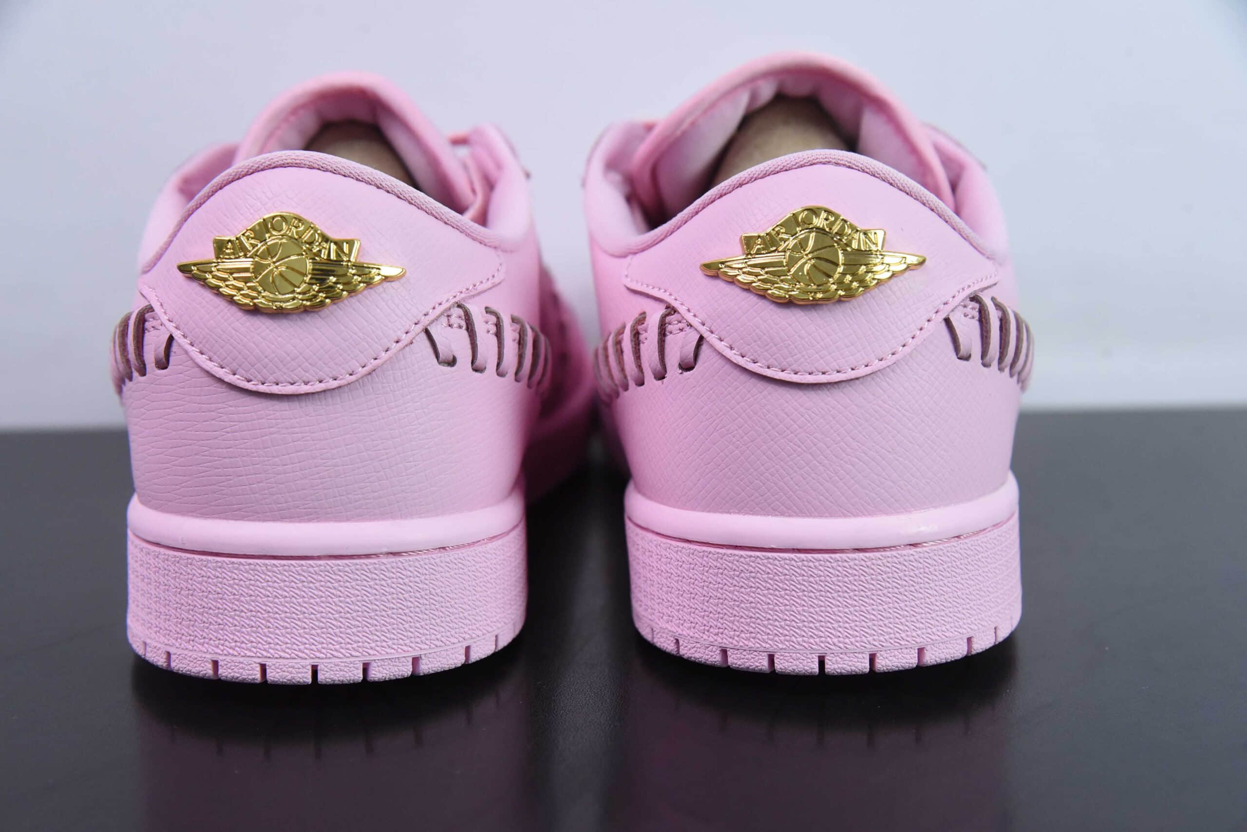 乔丹Air Jordan 1 Low Method of Make AJ1 乔1粉金色低帮文化休闲运动板鞋纯原版本 货号:FN5032-600