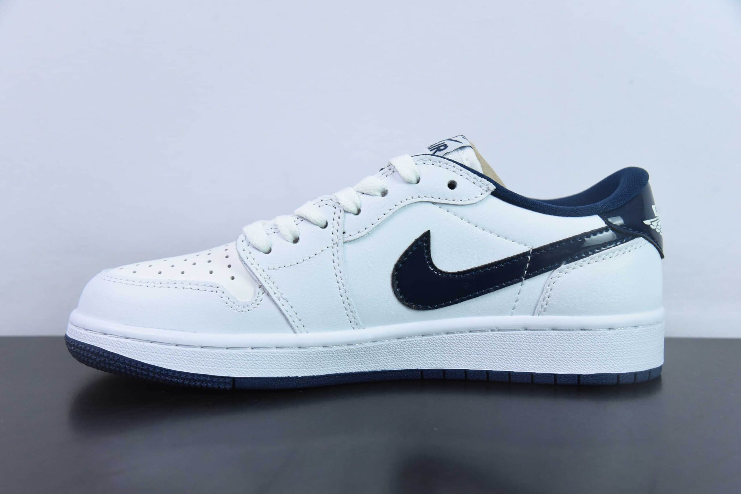 乔丹Air Jordan 1 Low 85 Metallic Blue AJ1 乔1金属白蓝低帮文化篮球鞋纯原版本 货号:FB9933-141
