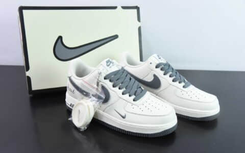 耐克Nike Air Force 1'07 Low Keep Fresh 深灰小勾空军一号低帮休闲板鞋纯原版本 货号：BM2023-105