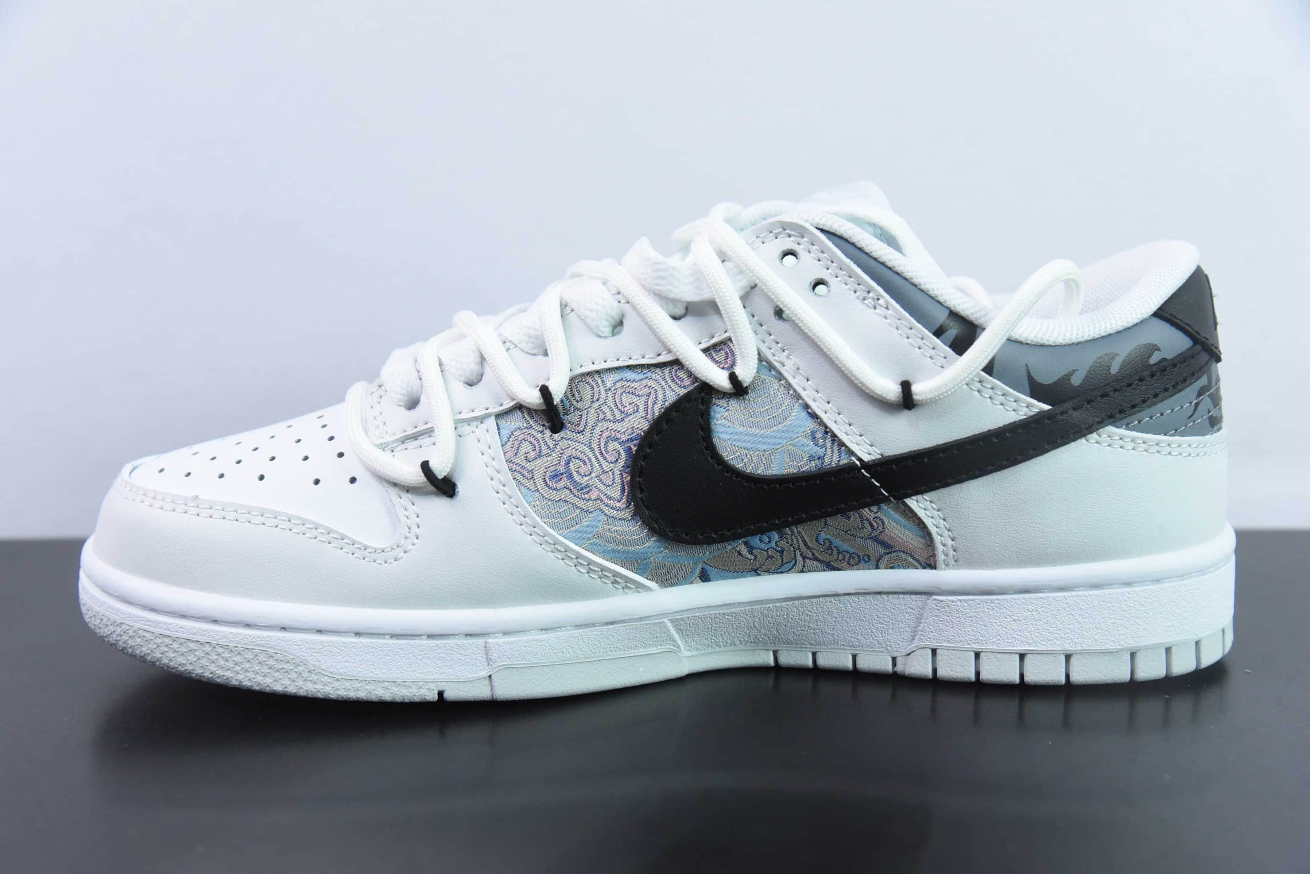 耐克Nike Dunk Low CNY龙年限定白灰SB低帮休闲滑板鞋纯原版本 货号：DV0831-101