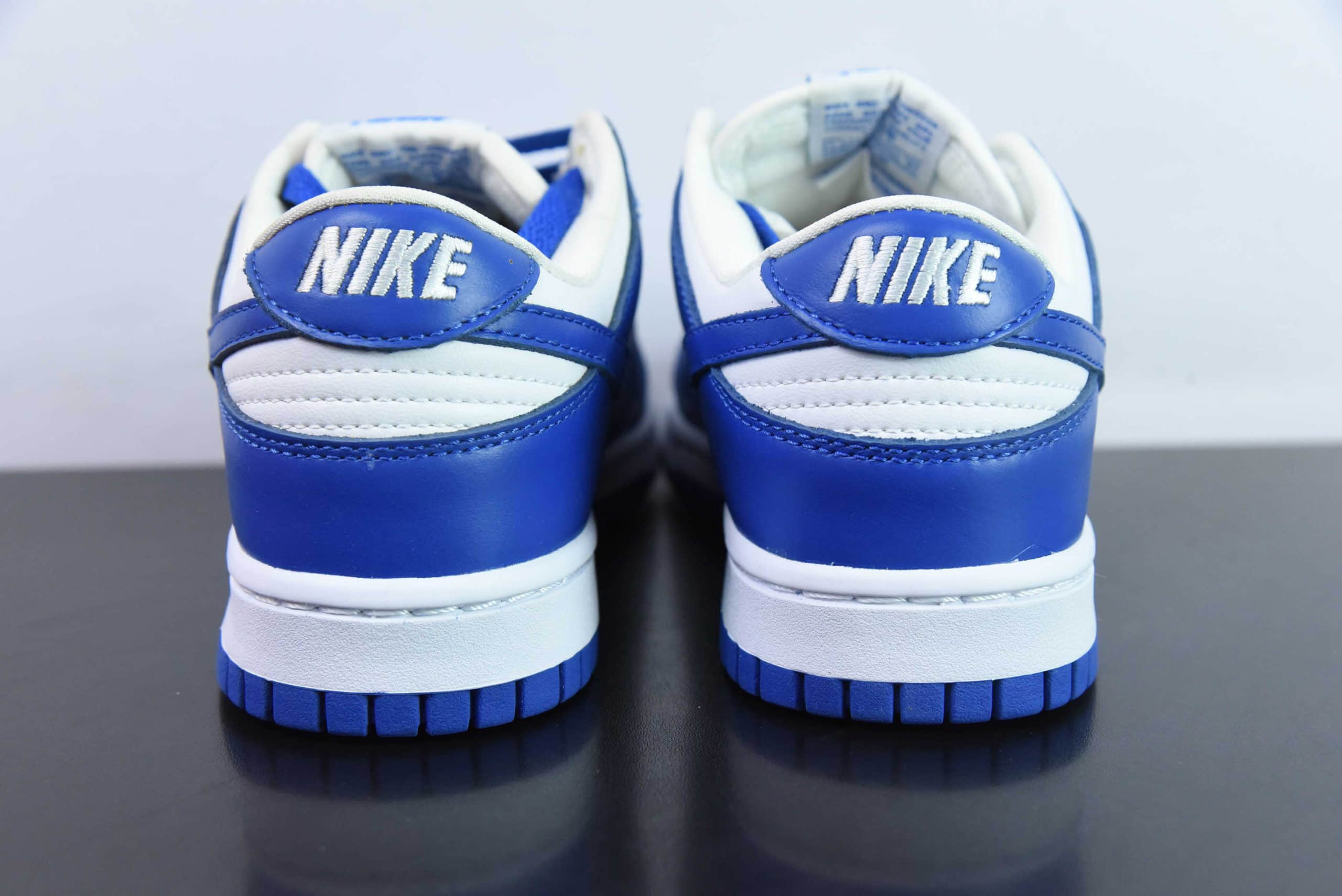 耐克Nike Dunk Low “Kentucky”肯塔基白蓝SB低帮休闲滑板鞋纯原版本 货号：CU1726-100