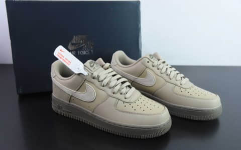 耐克Nike Air Force 1´07 Low灰棕空军一号低帮百搭休闲运动板鞋纯原版本 货号：HQ1176-222