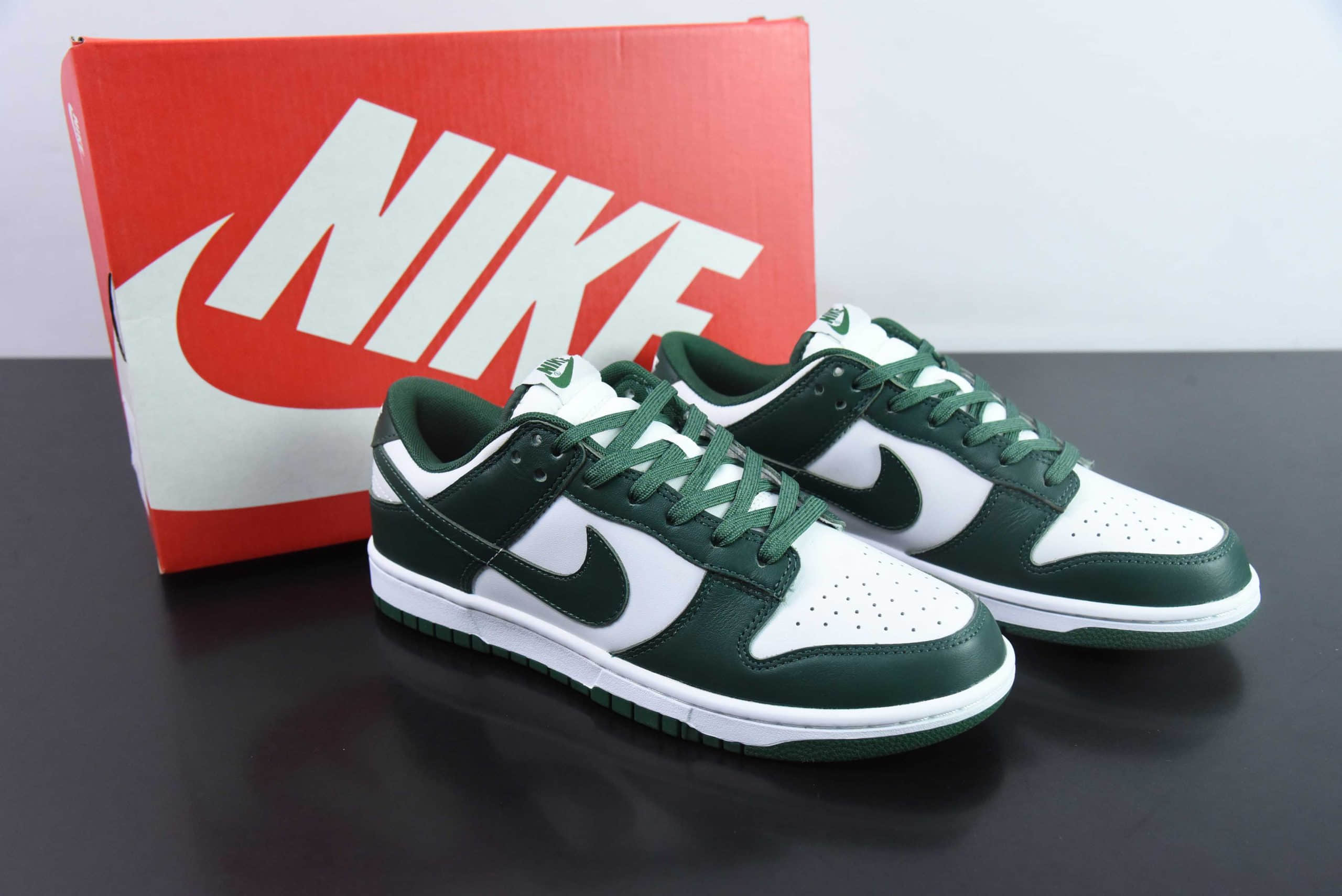 耐克Nike SB Low retro Varsity Green”白绿SB低帮休闲滑板鞋纯原版本 货号:DD1391-101