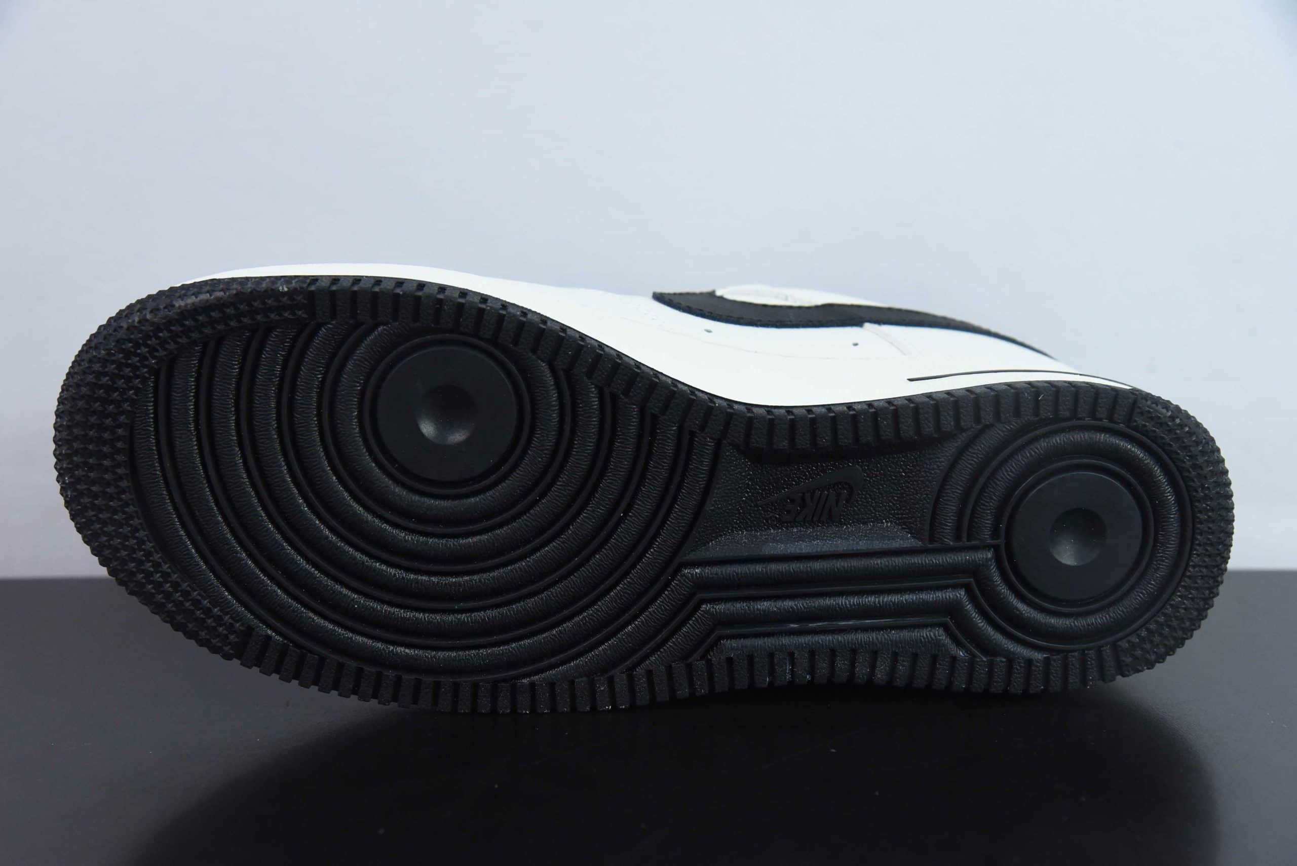 耐克Nike Air Force 1 Low 07 x We11done 米白黑空军一号低帮休闲板鞋纯原版本 货号:WD-111599