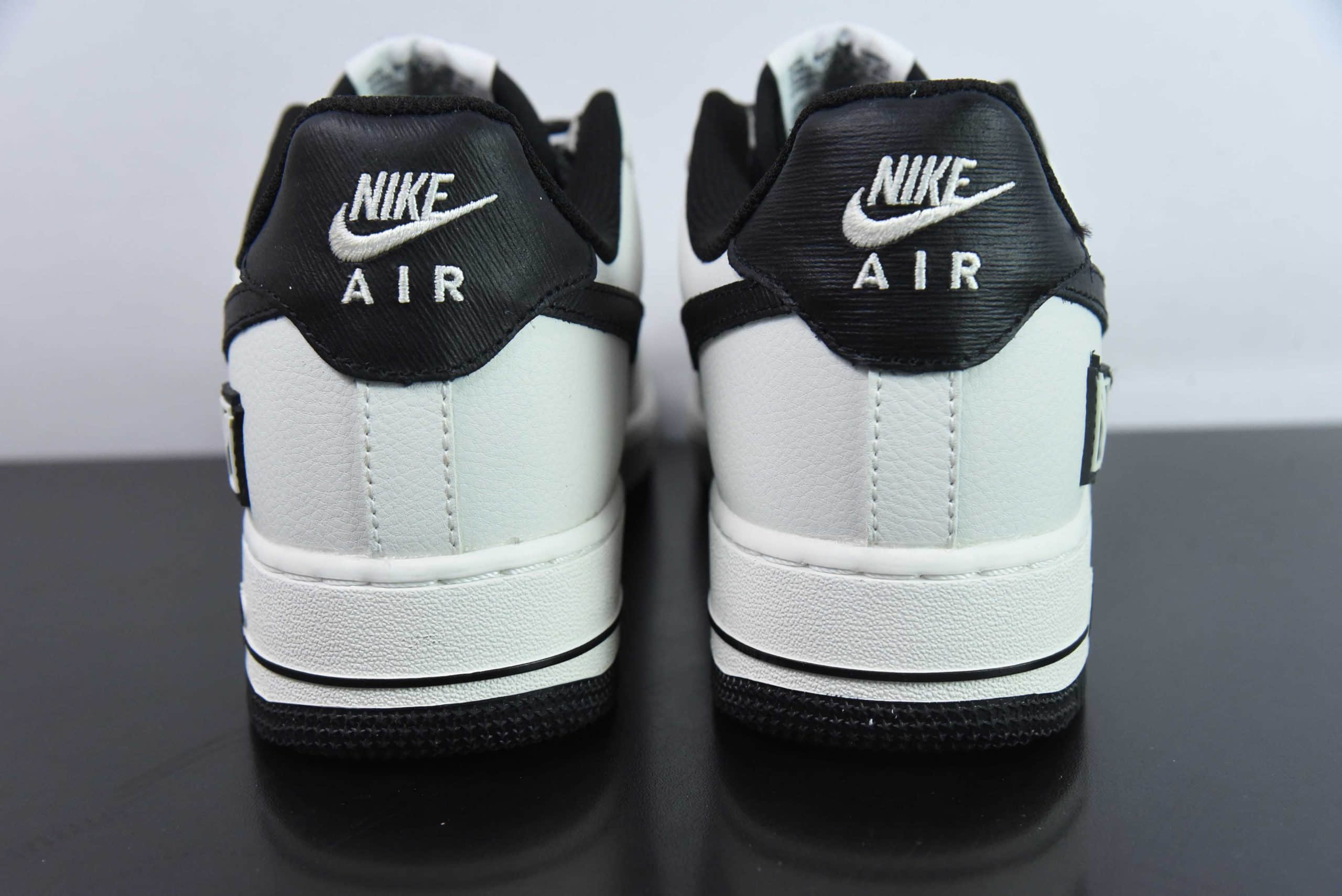 耐克Nike Air Force 1 Low 07 x We11done 米白黑空军一号低帮休闲板鞋纯原版本 货号:WD-111599