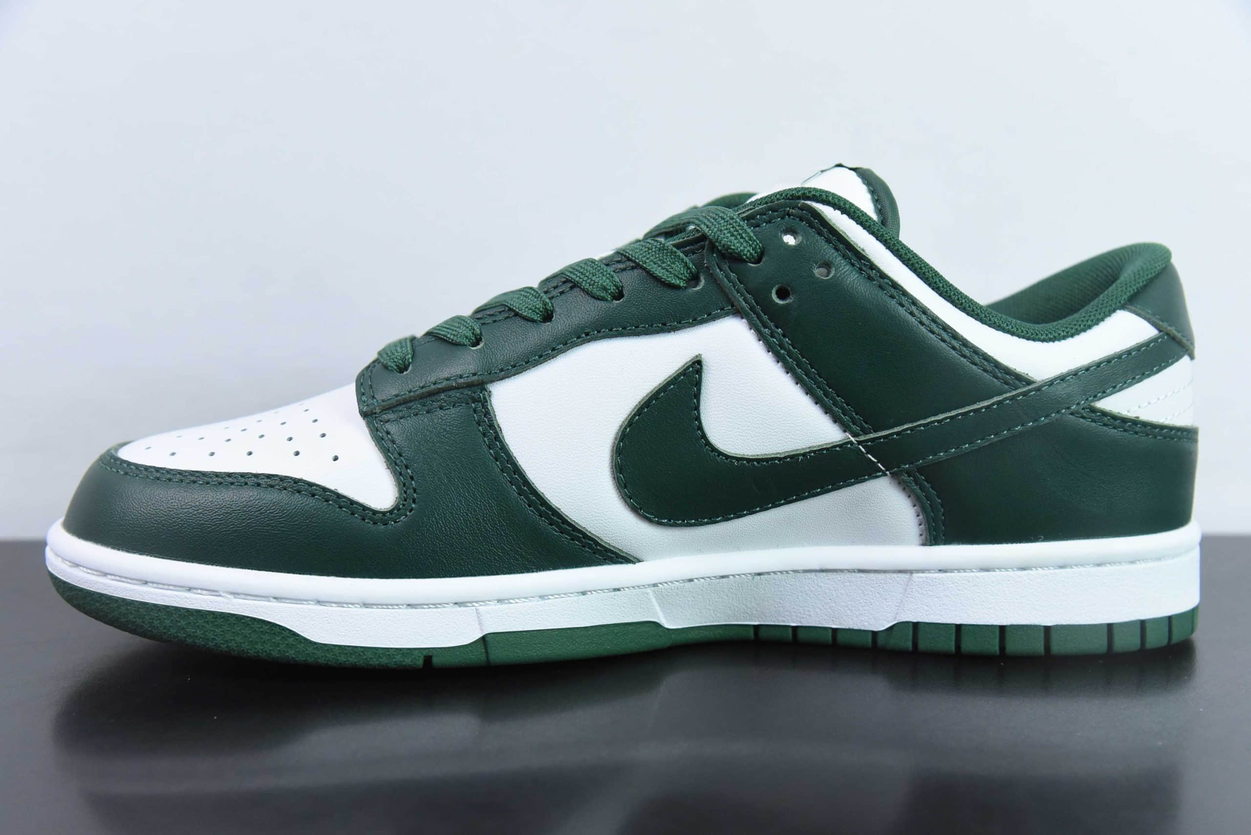 耐克Nike SB Low retro Varsity Green”白绿SB低帮休闲滑板鞋纯原版本 货号:DD1391-101