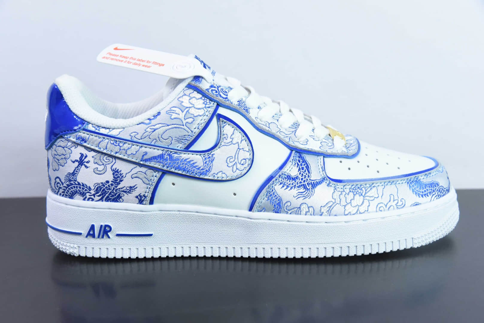 耐克Nike Air Force 1´07 Low青花瓷龙年限定空军一号低帮百搭休闲运动板鞋纯原版本 货号：CW2288-201