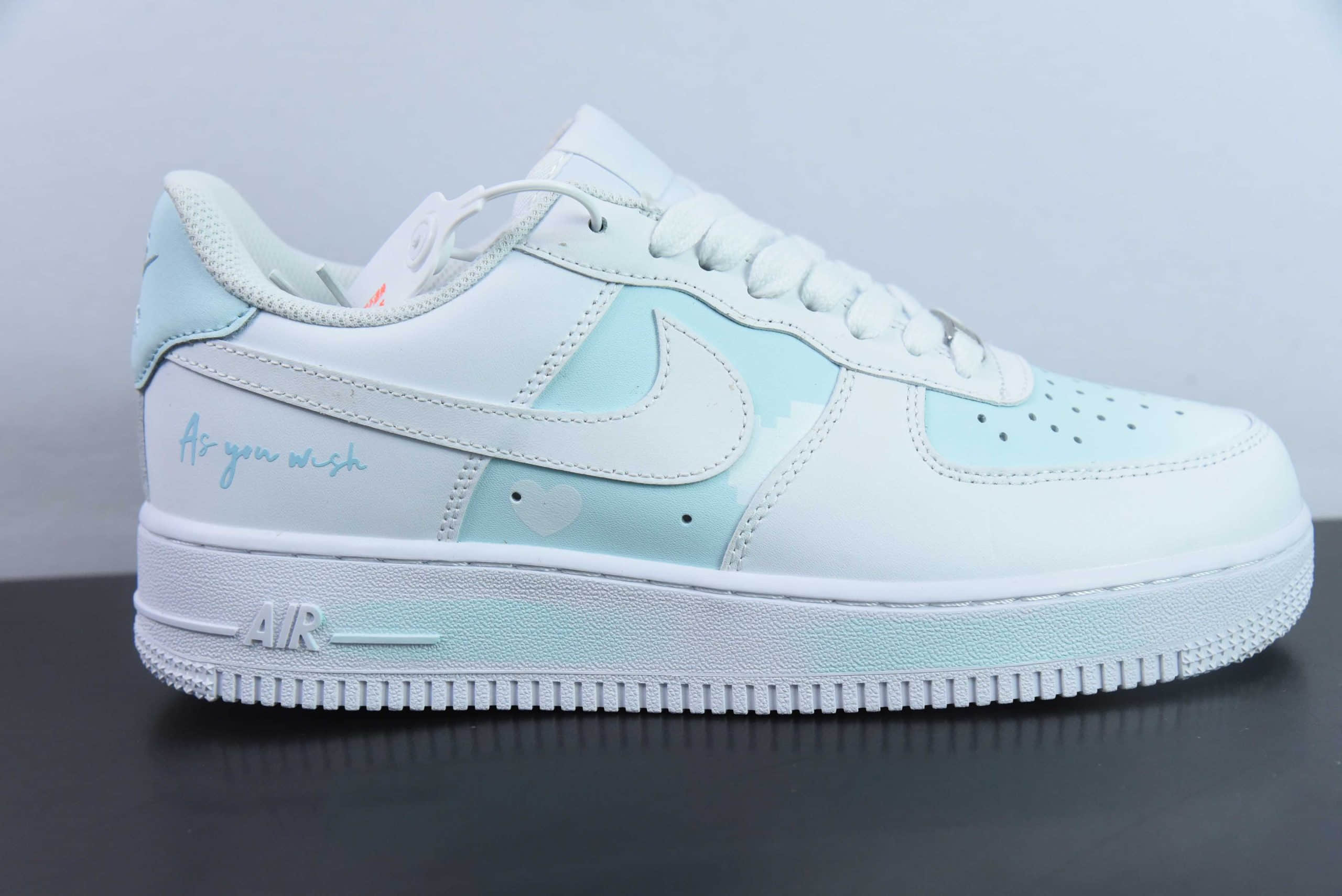 耐克Nike Air Force 1 Low’07 A8系列蓝天白云喷绘空军一号低帮休闲板鞋纯原版本 货号:CW2288-111