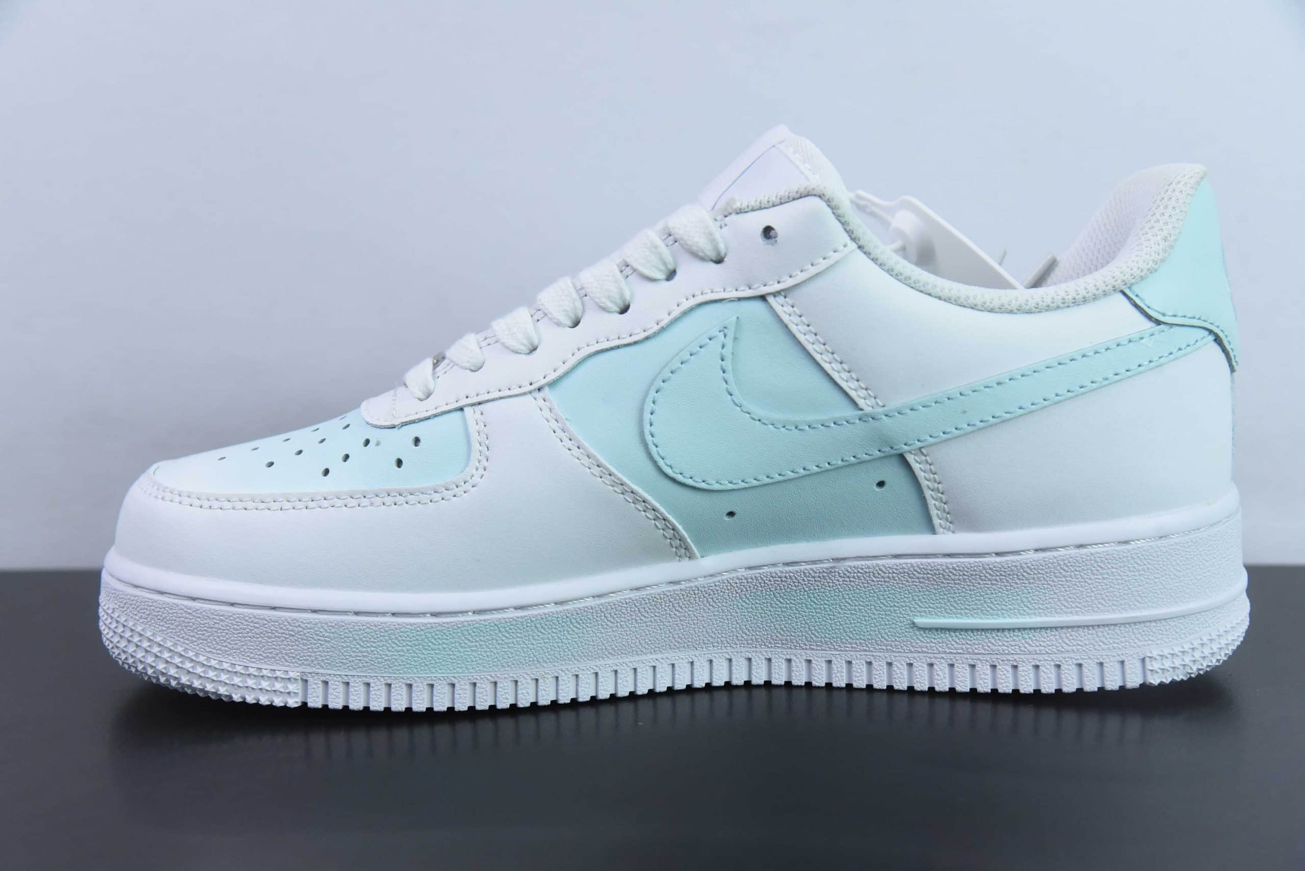 耐克Nike Air Force 1 Low’07 A8系列蓝天白云喷绘空军一号低帮休闲板鞋纯原版本 货号:CW2288-111