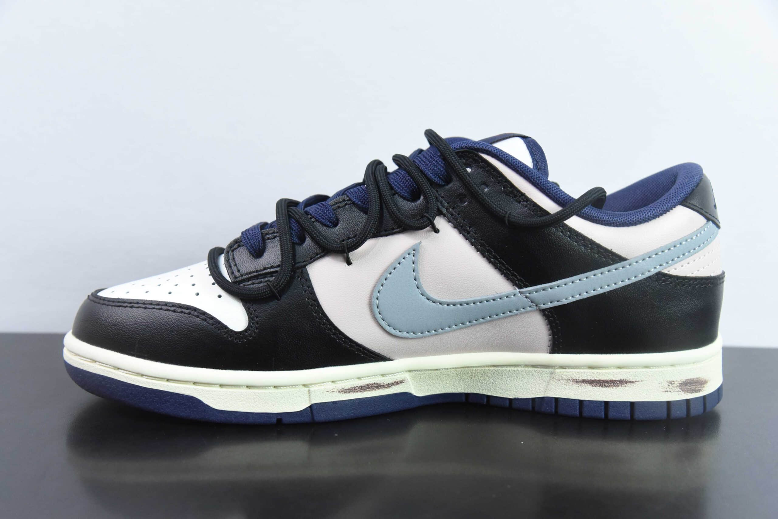 耐克Nike SB Dunk Low LotEye of Horus黑白紫荷鲁斯之眼涂鸦绑绳SB扣篮系列低帮休闲运动滑板板鞋纯原版本 货号：FV8106-181 