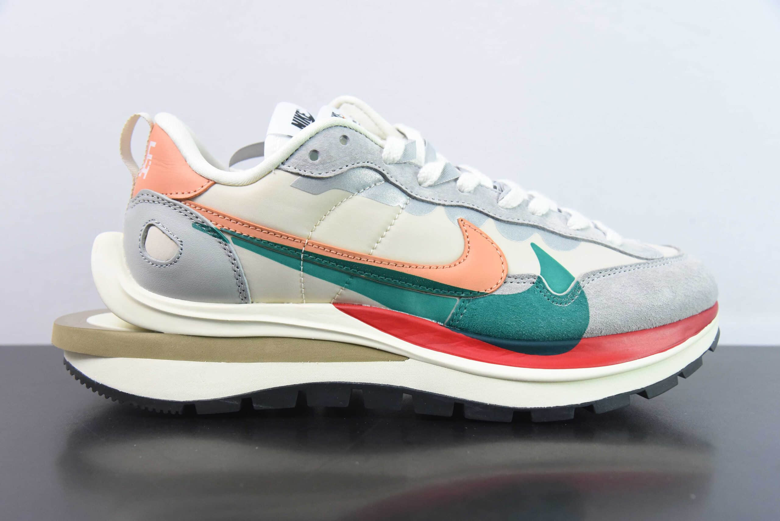 耐克Nike Sacai x VaporWaffle sacai 3.0 米桔色重磅联名华夫低帮运动休闲走秀鞋纯原版本 货号:DD1875-107