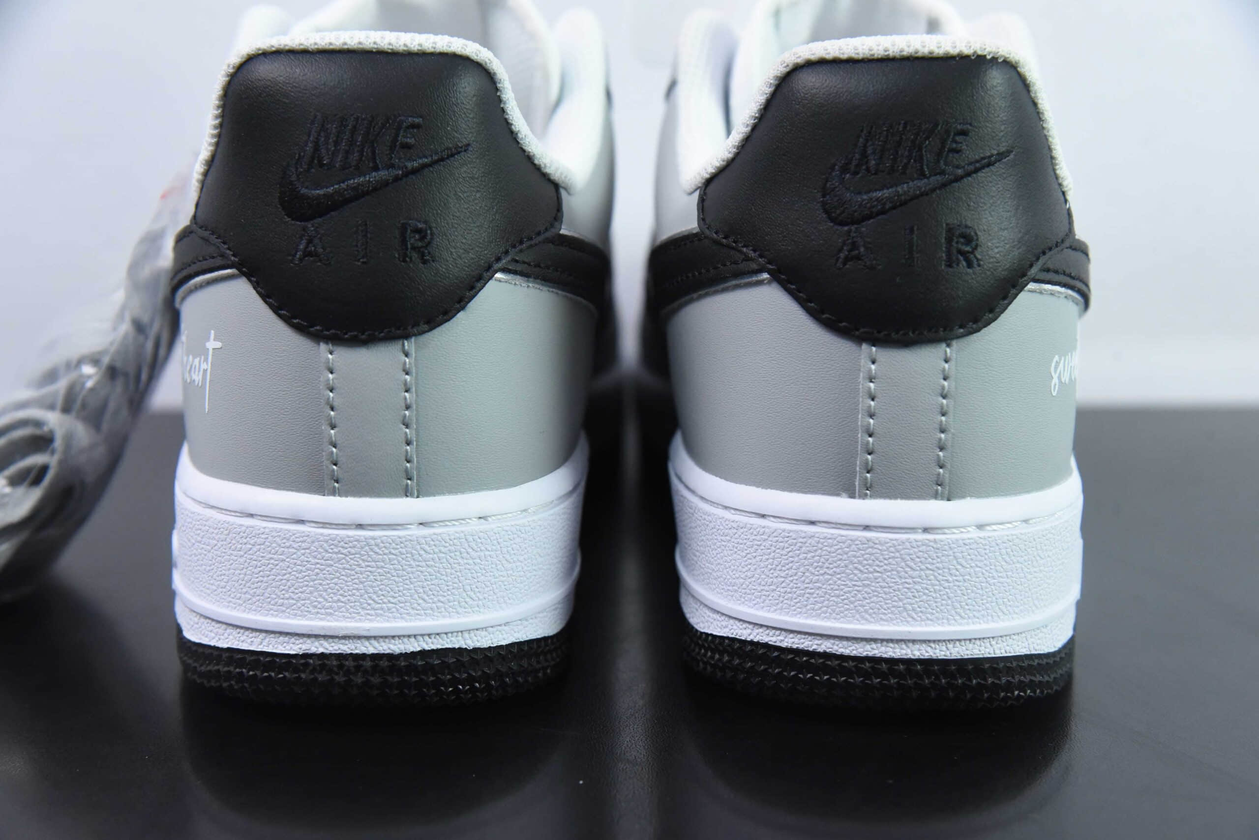 耐克Nike Air Force 1 Low 07 白灰黑空军一号低帮休闲板鞋纯原版本 货号:DY8899-001