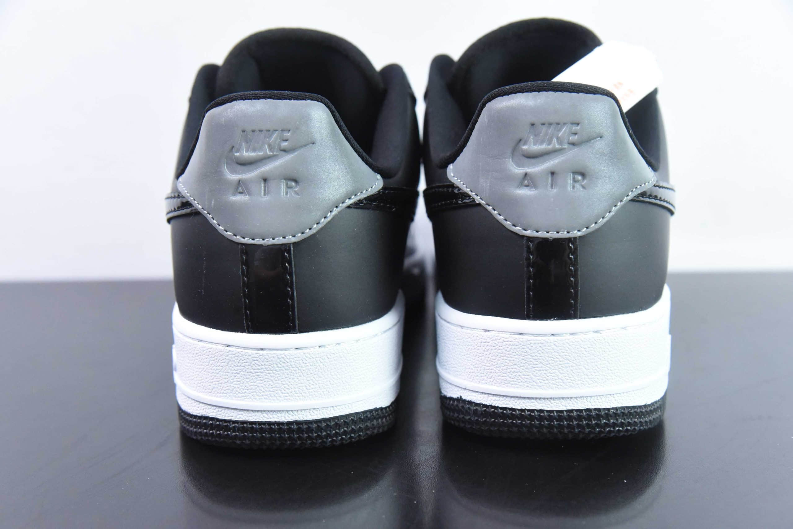 耐克Nike Air Force 1'07 Low 漆皮全黑空军一号低帮休闲板鞋纯原版本 货号:AH6827-001