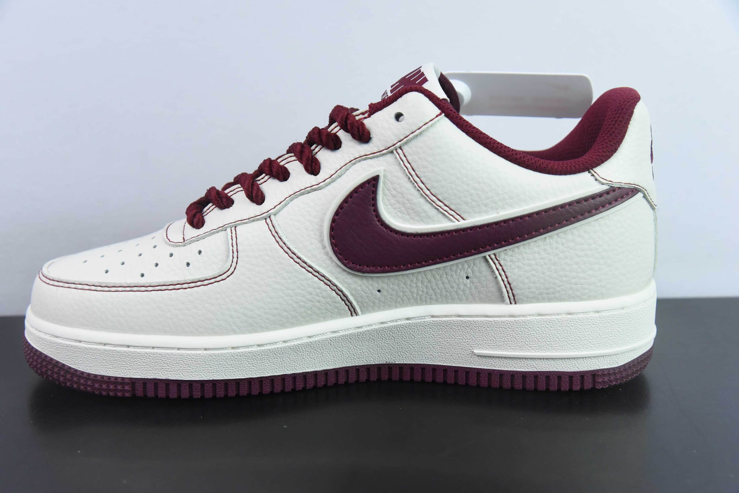 耐克Nike Undefeated x Nk Air Force 1'07 Low 米红麻绳空军一号低帮休闲板鞋纯原版本 货号:UT2023-206