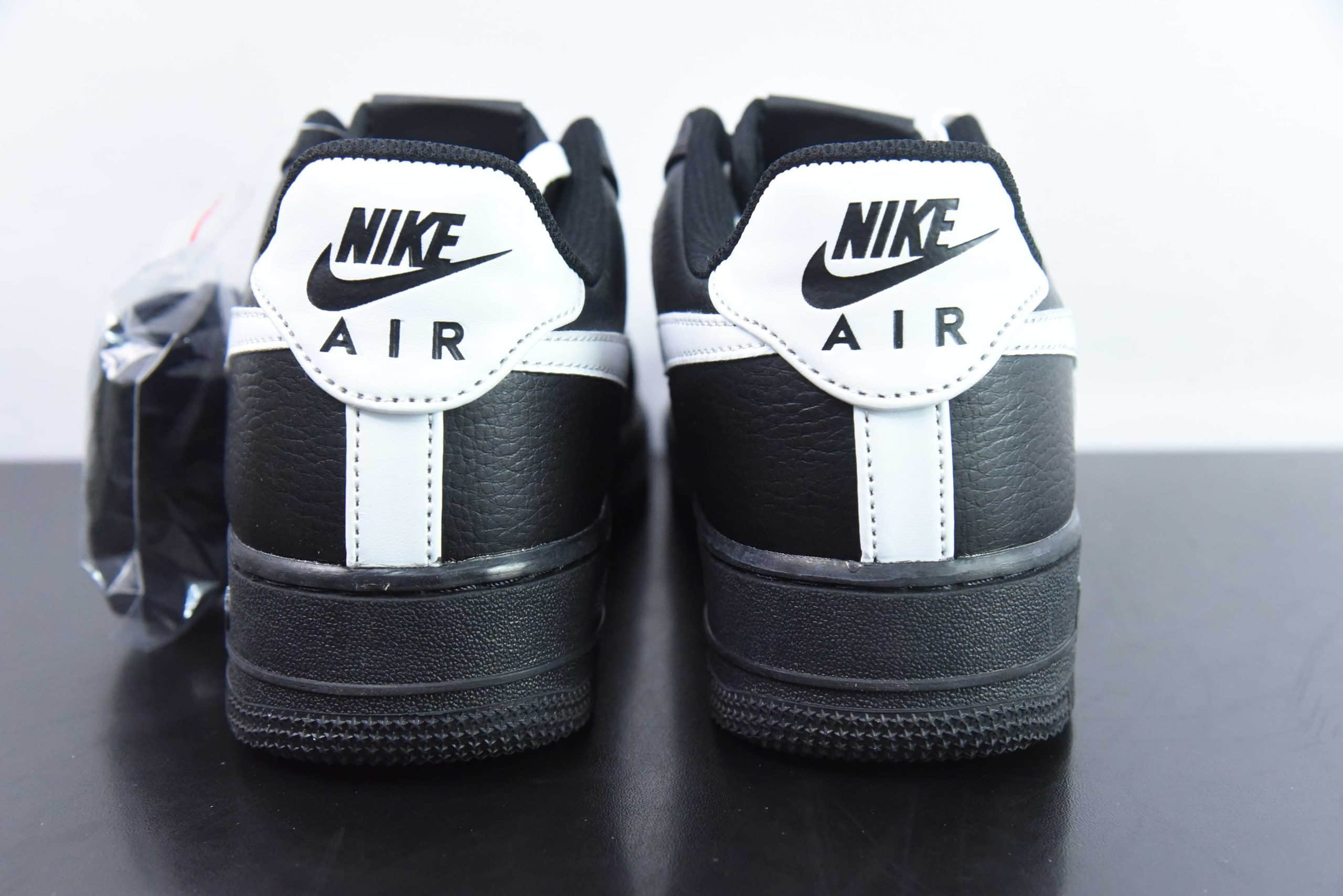 耐克Nike Air Force 1'07 Low 黑白涂鸦小勾空军一号低帮休闲板鞋纯原版本 货号:CI9533-081