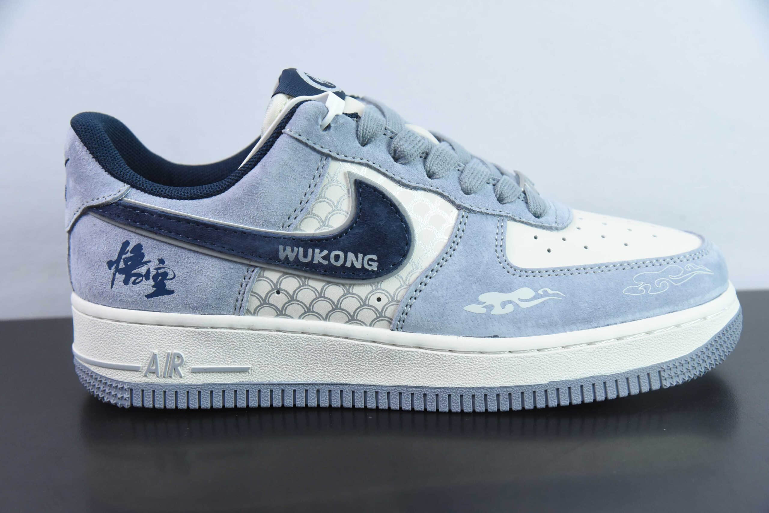 耐克Nike Air Force 1´07 Low黑神话白蓝悟空空军一号低帮百搭休闲运动板鞋纯原版本 货号:DM1688-806