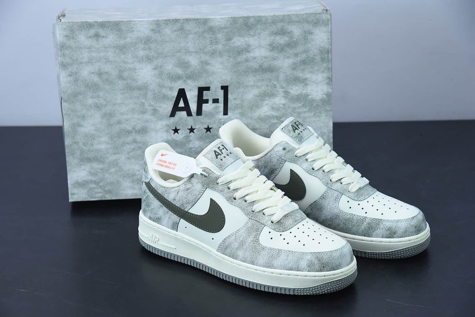 耐克Nike Air Force 1 Low ’07 岩石绿配色空军一号低帮休闲板鞋纯原版本 货号：BL5866-906 