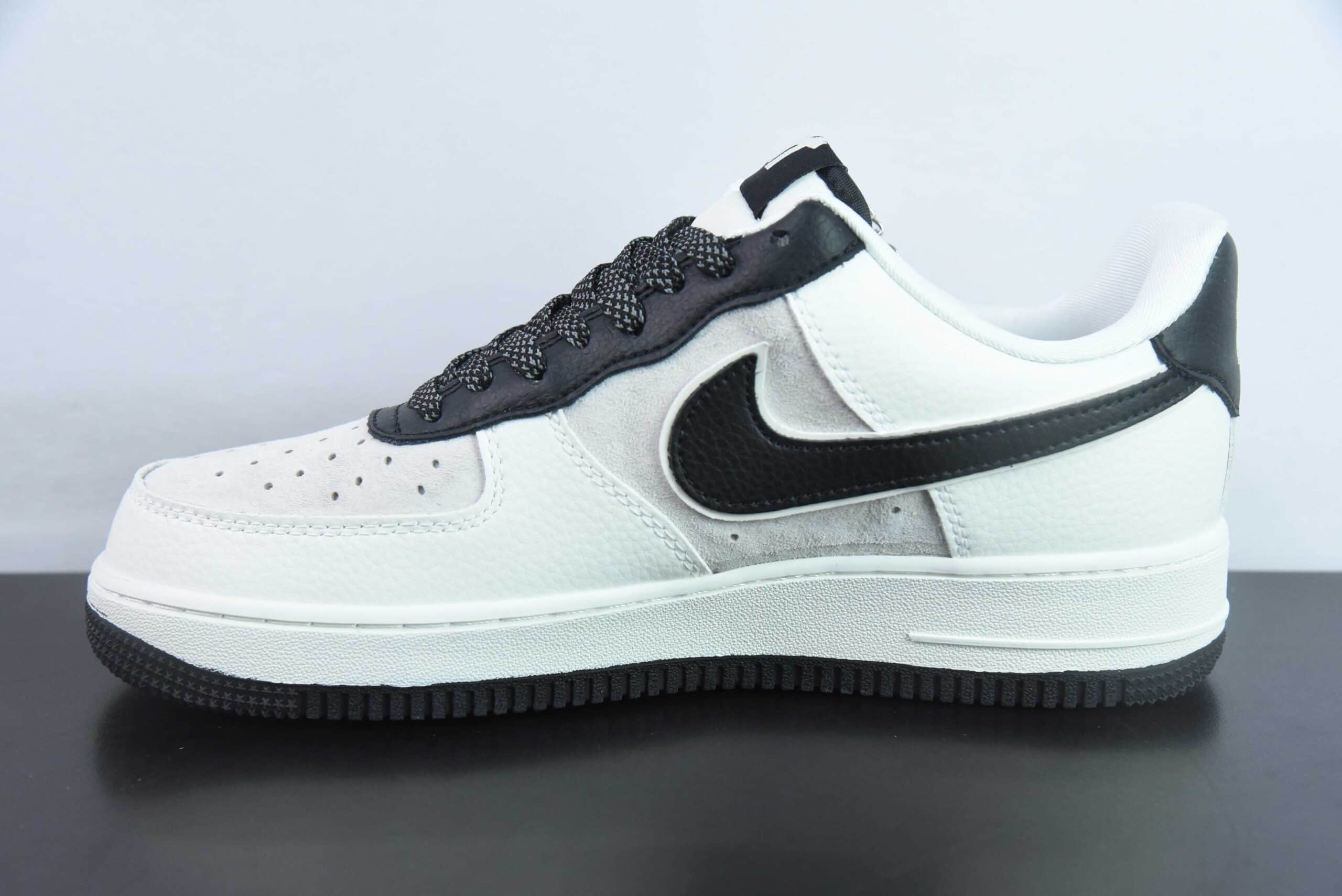 耐克Nike Air Force 1'07 Low UN联名猪八米黑空军一号低帮休闲板鞋纯原版本 货号：KK1988-003 