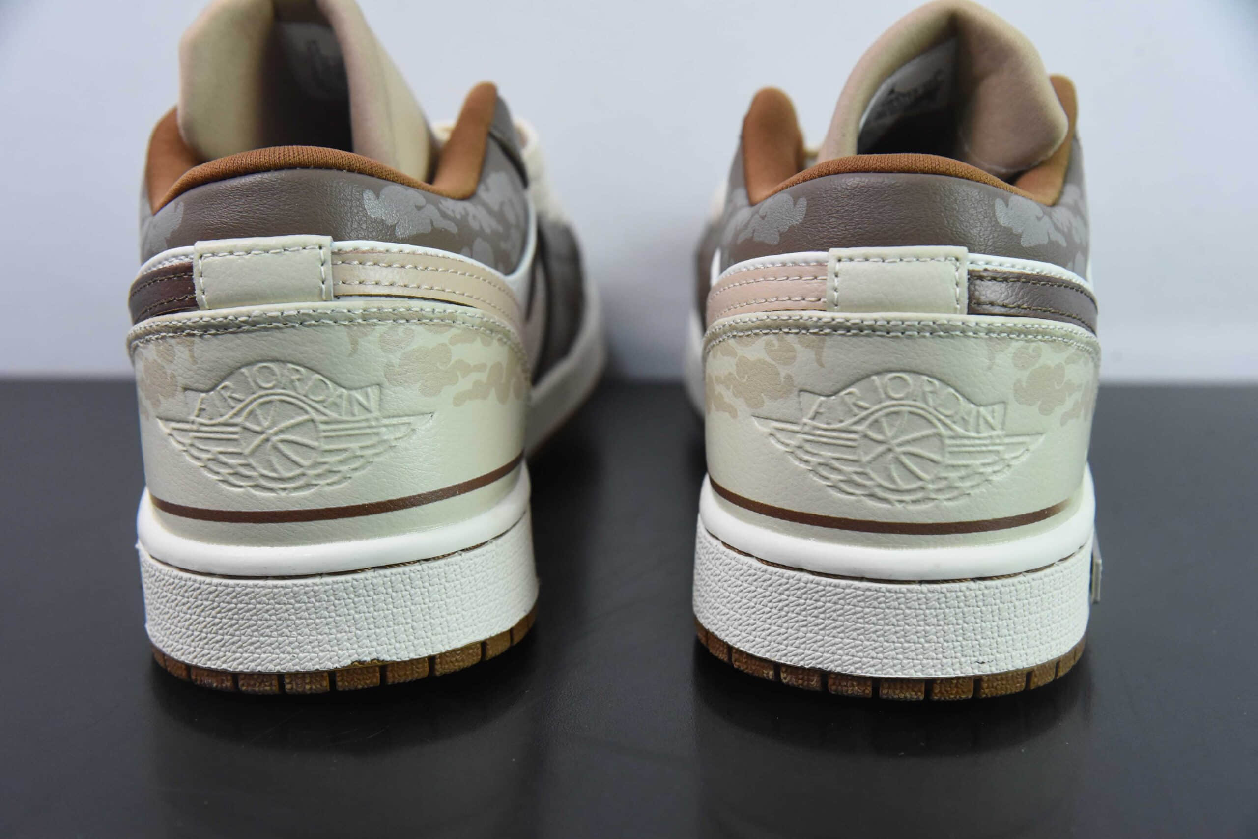 乔丹Air Jordan 1 Retro Low AJ1黑神话天命人古道禅印米棕低帮复古休闲板鞋纯原版本 货号:HF5753-221