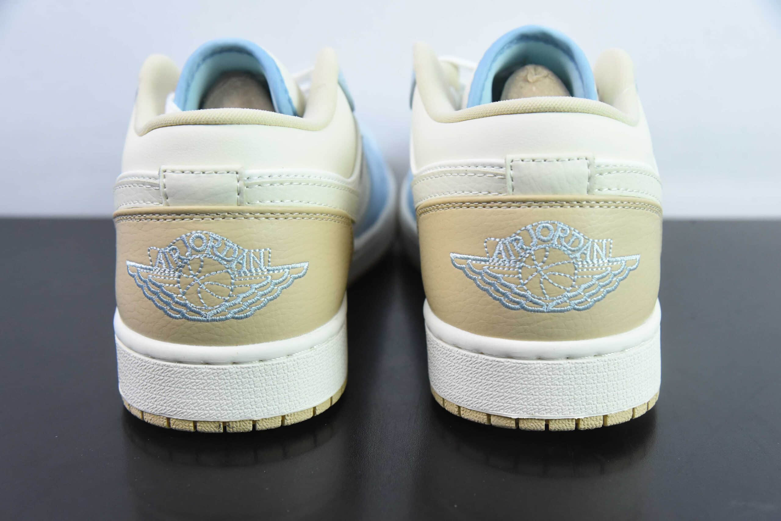 乔丹Air Jordan 1 Low OG AJ1 乔1米白蓝棕低帮文化篮球鞋纯原版本 货号:HQ4186-111