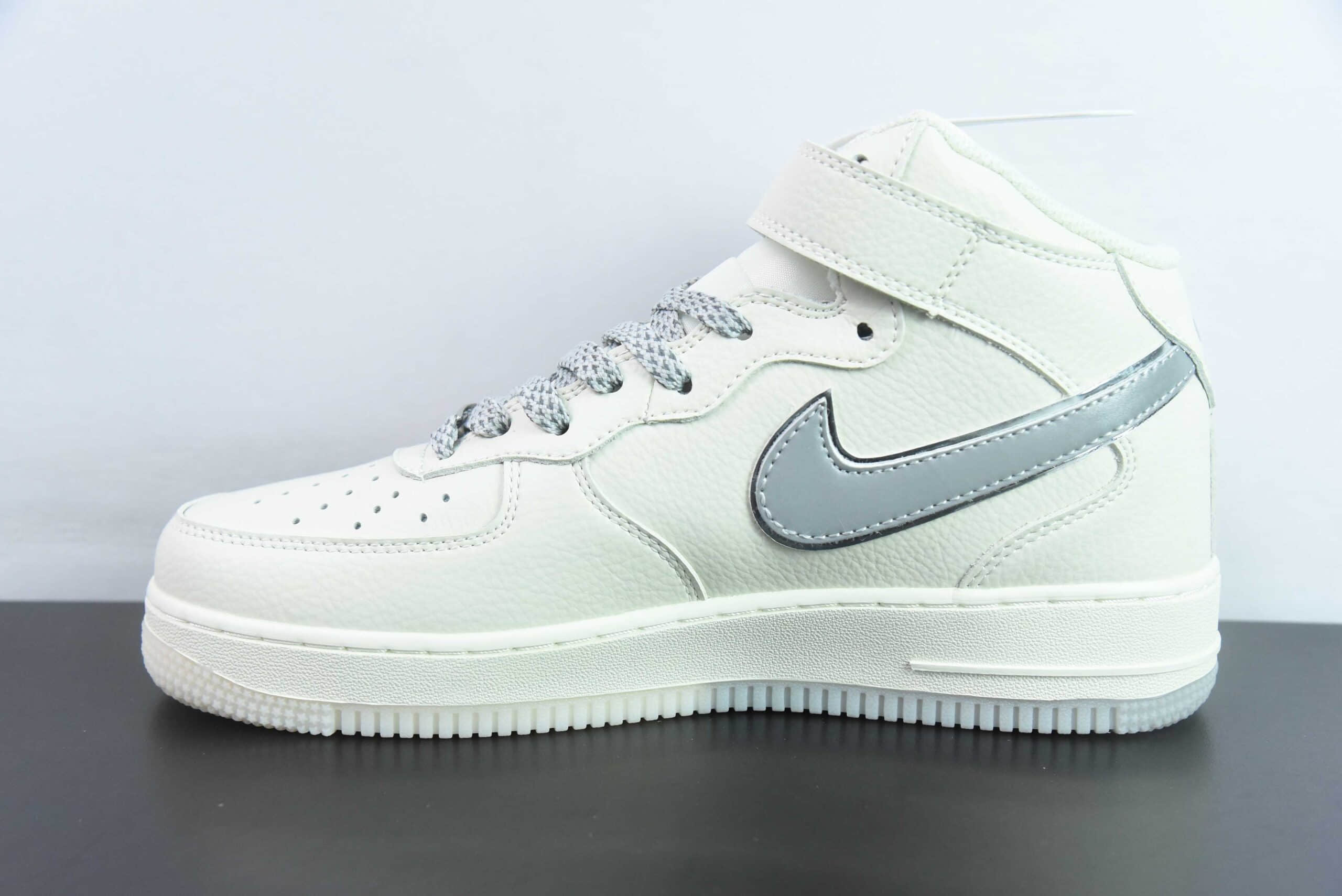 耐克Nike Air Force 1 Mid 07 米银满天星空军一号中帮休闲板鞋纯原版本 货号:XL0236-232