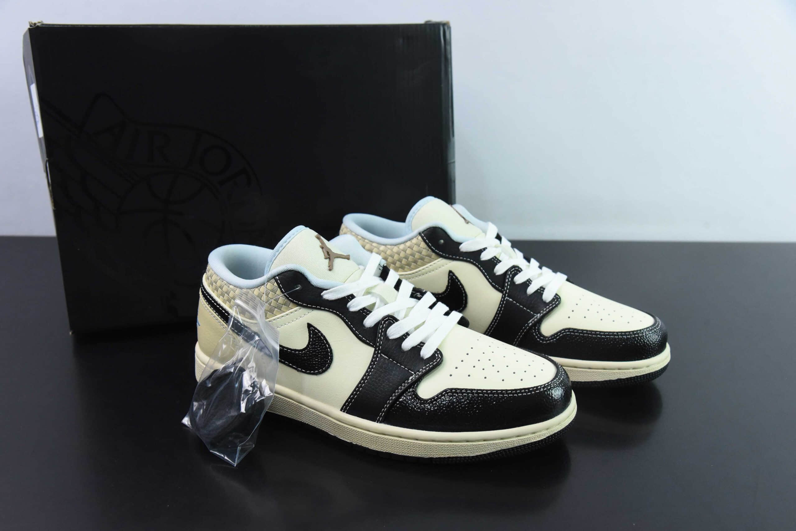 乔丹Air Jordan 1 Low ”Coconut Milk Black“ AJ1 乔1海岛风情低帮文化篮球鞋纯原版本 货号:HQ3437-101