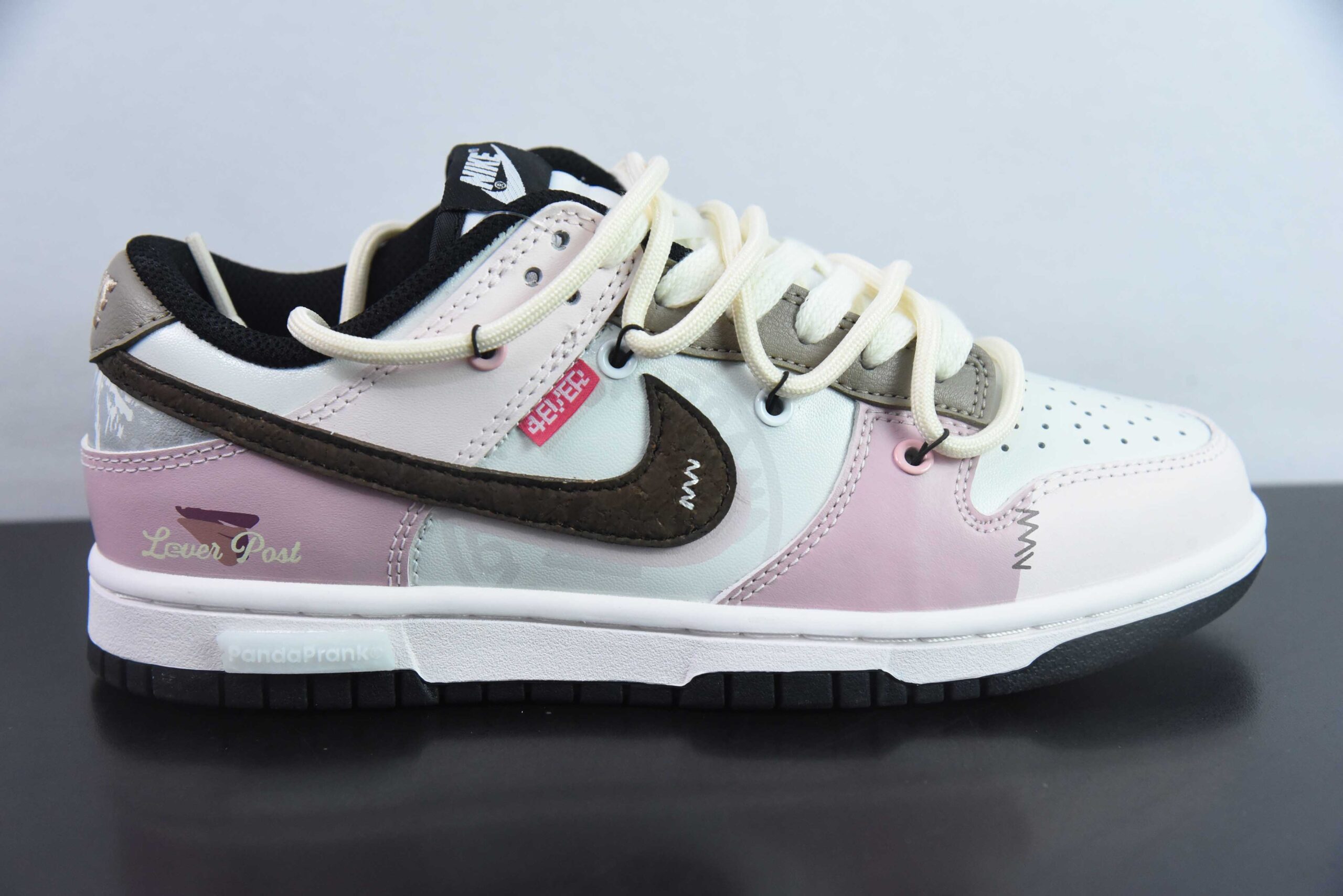 耐克Nike Dunk Low心动邮件心蔷定制系列SB低帮休闲滑板鞋纯原版本 货号:CW1590-100