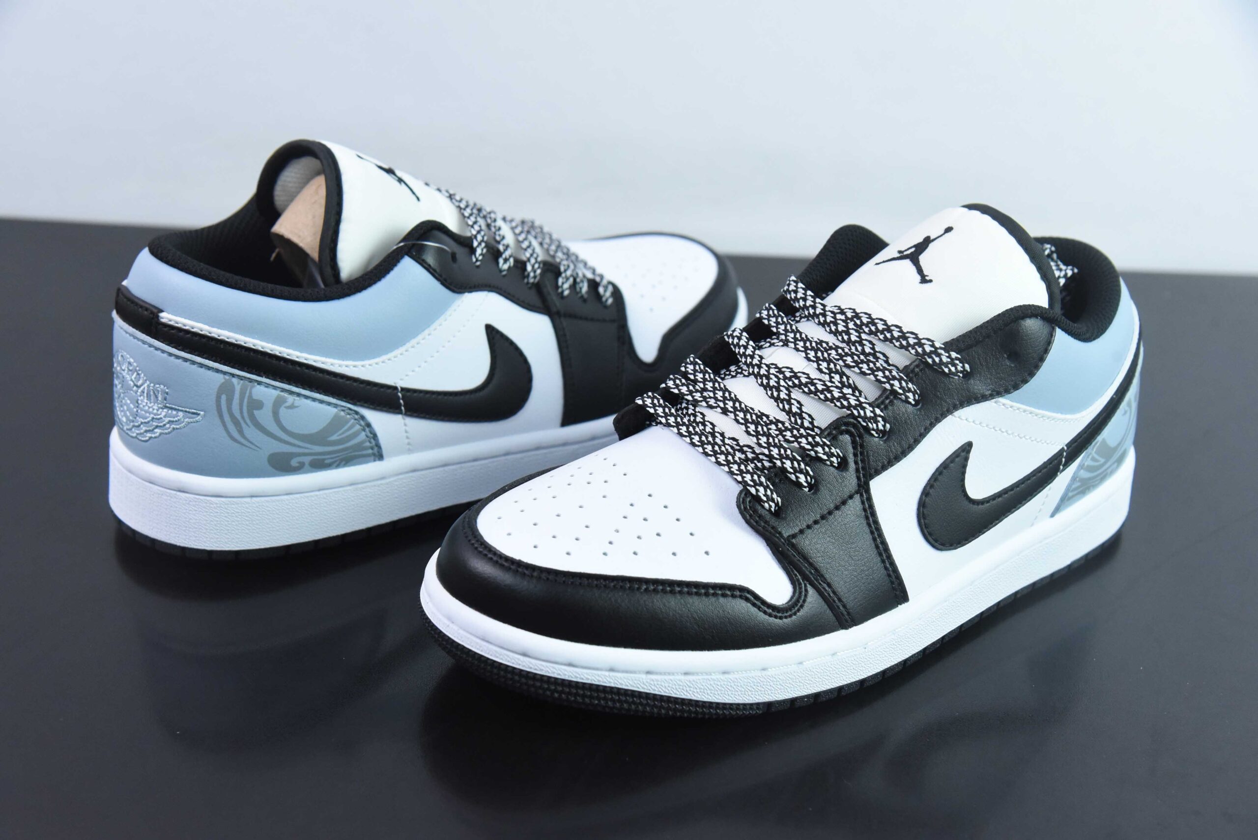 乔丹Air Jordan 1 Low AJ1乔1高端定制奔赴山海低帮复古篮球鞋纯原版本 货号:553558-132