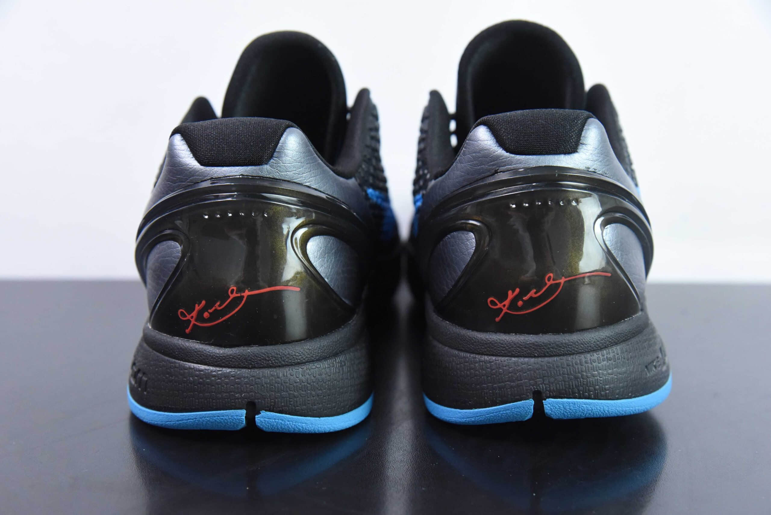 科比 KOBE Nike Zoom Kobe 6 X 'Dark Knight' 科比6代黑暗骑士黑蓝低帮实战篮球鞋纯原版本 货号：436311-008 