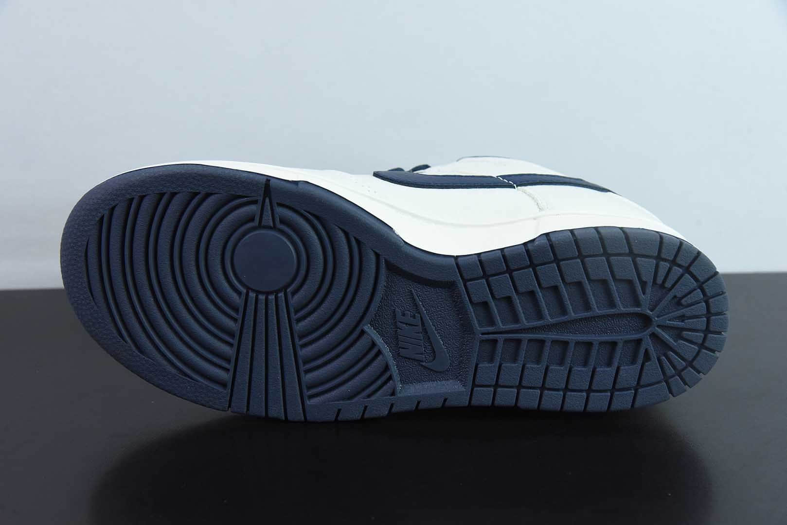 耐克Nike SB Dunk Low Fragment Design藤原浩闪电联名白深蓝低帮休闲运动滑板板鞋纯原版本 货号:DF7519-833