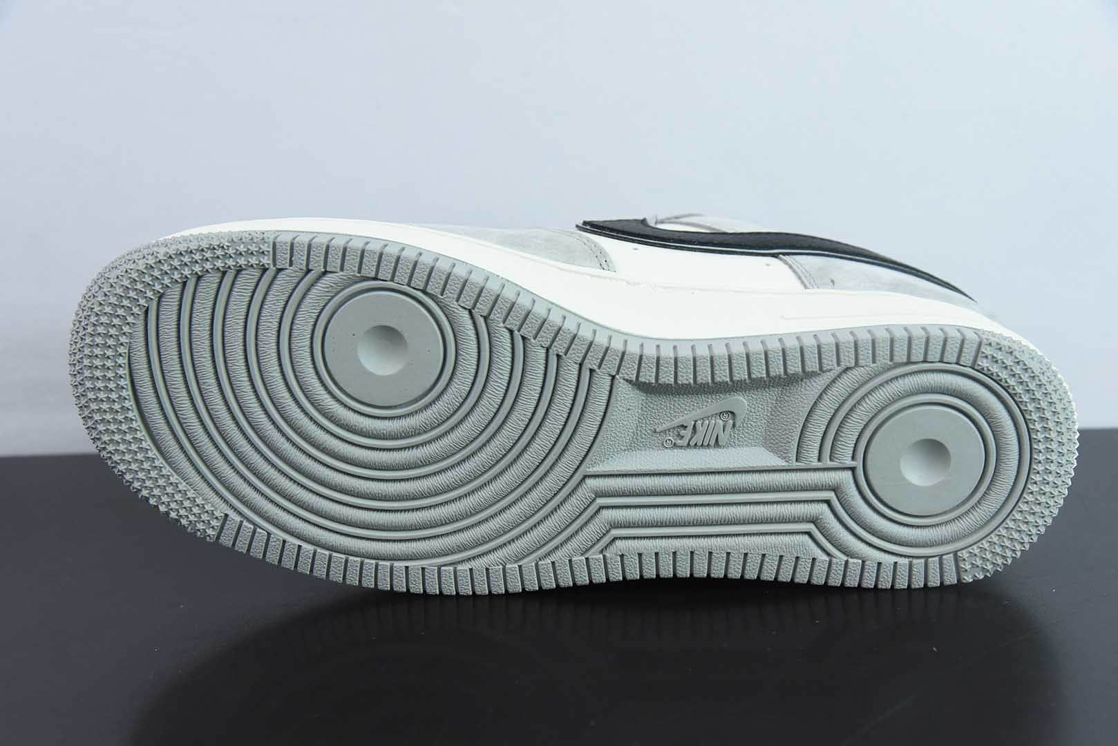 耐克Nike Air Force 1 Low 07 x The North Face北面联名白灰黑小钩满天星空军一号低帮休闲板鞋纯原版本 货号:XZ6188-763