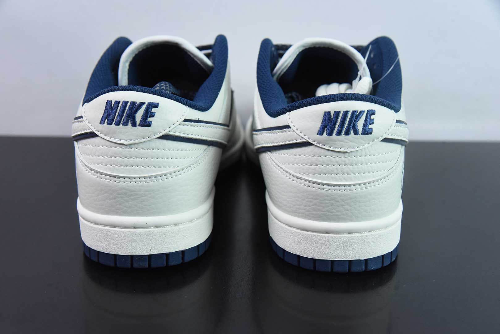 耐克Nike Reigning Champ x Nk SB Dunk Low卫冕冠军联名三勾米深蓝配色低帮休闲运动滑板板鞋纯原版本 货号：RC3085-891 