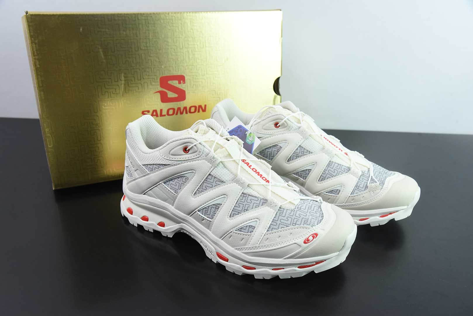 萨洛蒙 SALOMON PANHUI XT-Quest乙巳CNY蟠虺系列蛇年限定白灰红白敬亭同款户外越野机能鞋纯原版本 货号:478478