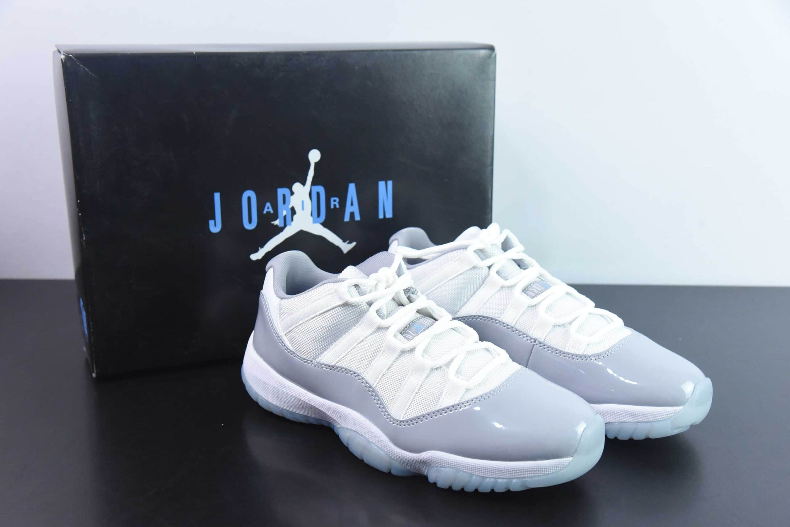 乔丹Air Jordan 11 Low Cement Grey AJ11酷灰2.0男子低帮文化篮球鞋纯原版本 货号：AV2187-140