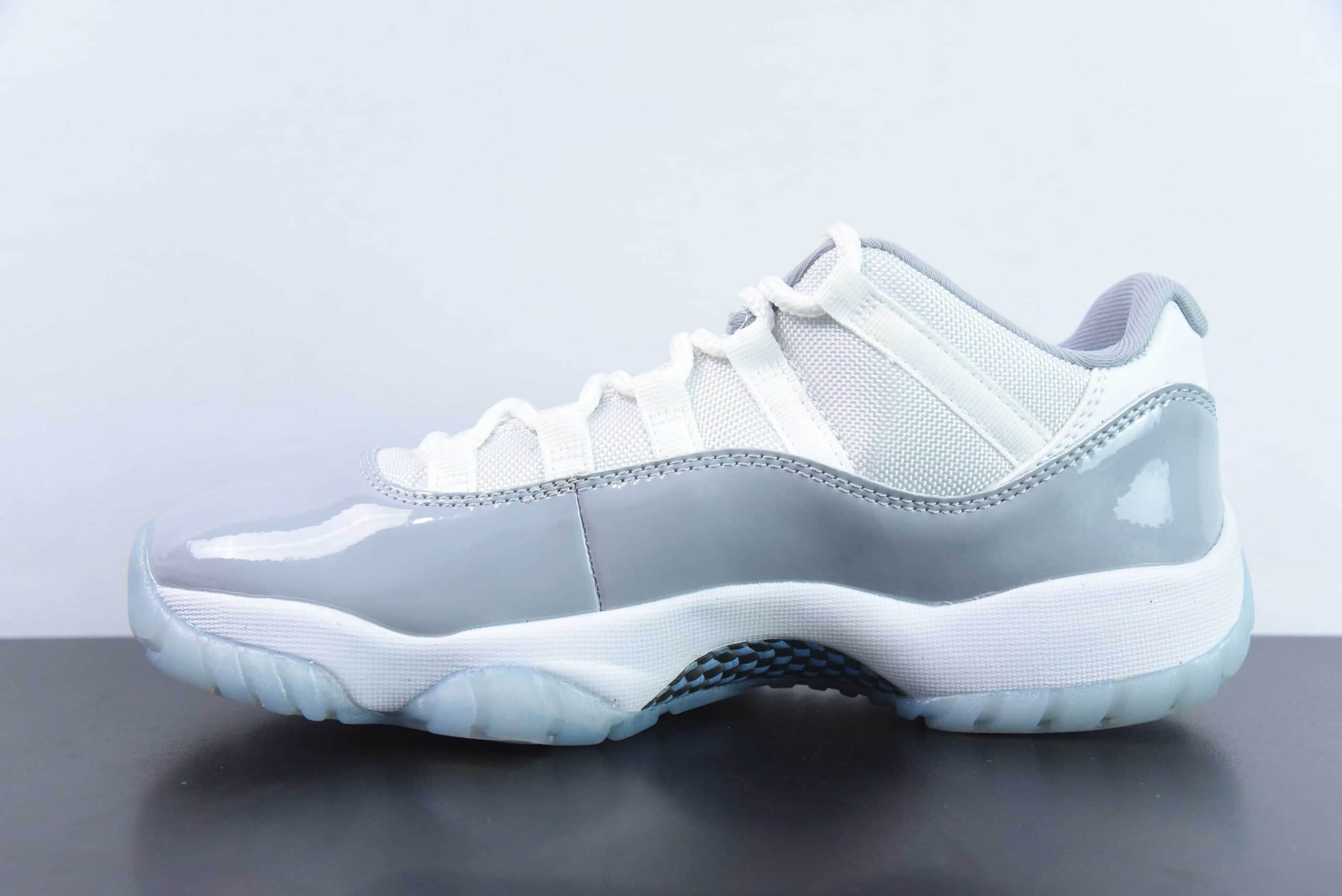 乔丹Air Jordan 11 Low Cement Grey AJ11酷灰2.0男子低帮文化篮球鞋纯原版本 货号：AV2187-140