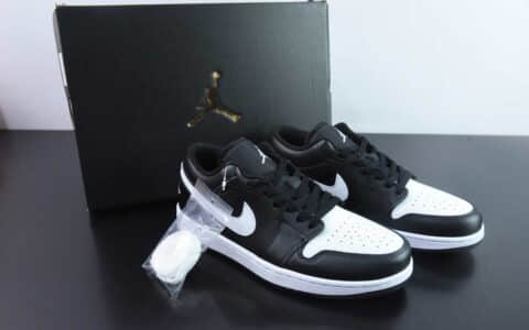 乔丹Air Jordan 1 Low AJ1乔1黑白色低帮复古篮球鞋纯原版本 货号：553558-043