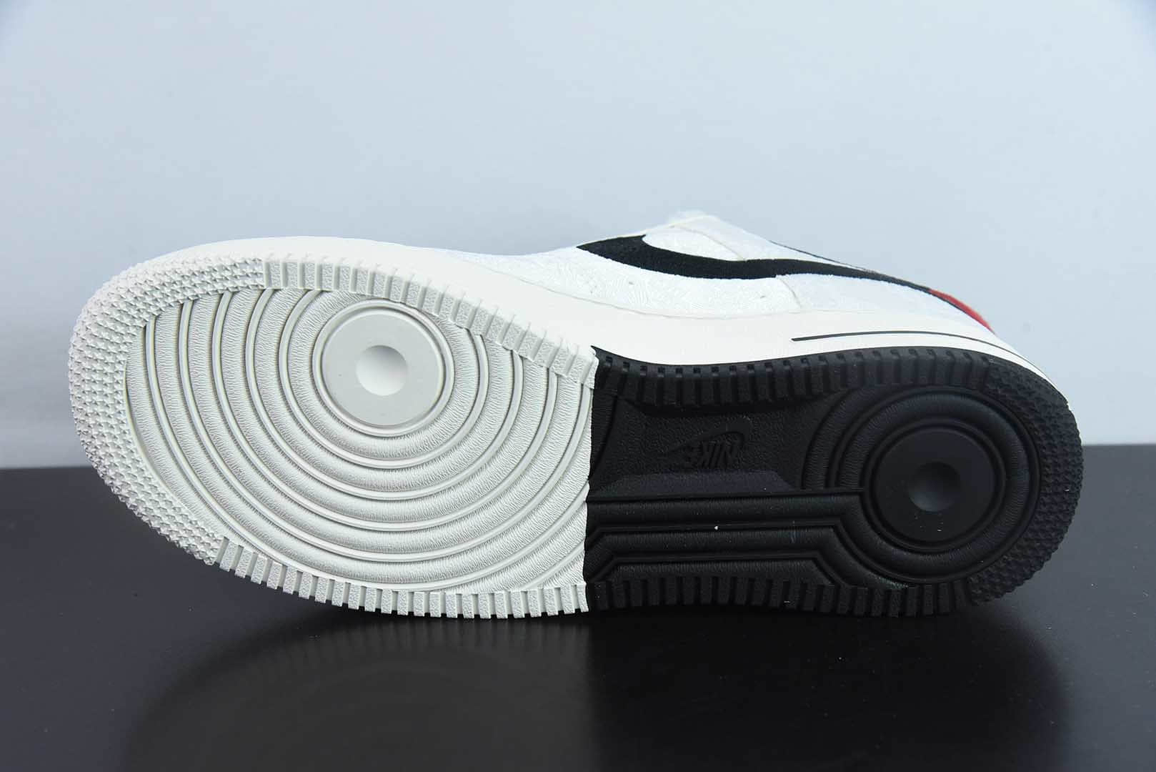 耐克Nike Air Force 1'07 Low 北面陈冠希联名双拼白丝绸空军一号低帮休闲板鞋纯原版本 货号:DM6868-054
