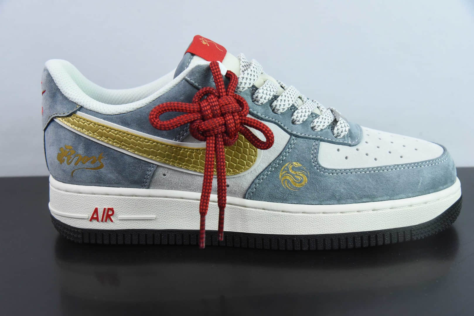 耐克Nike Air Force 1'07 Low 蛇年限定金蛇鳞空军一号低帮休闲板鞋纯原版本 货号:XZ2025-688